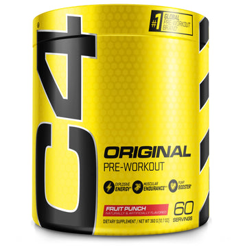 C4 Original Pre Workout Powder Fruit Punch - Vitamin C for Immune Support - Sugar Free Cellucor buy supplements canada