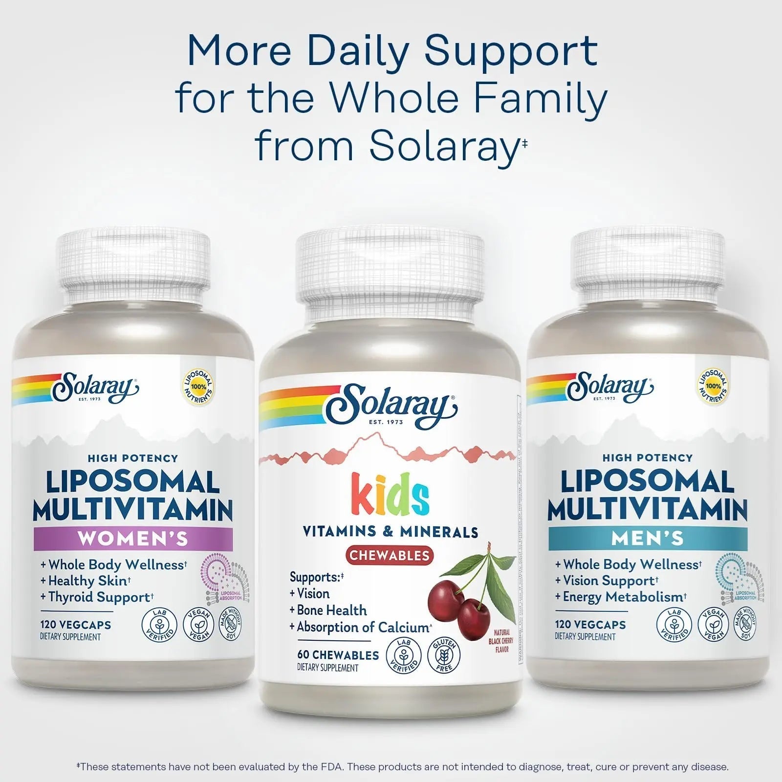 SOLARAY Childrens Vitamins & Minerals Complete Multivitamin for Kids Great Black Cherry Flavor SOLARAY buy supplements canada
