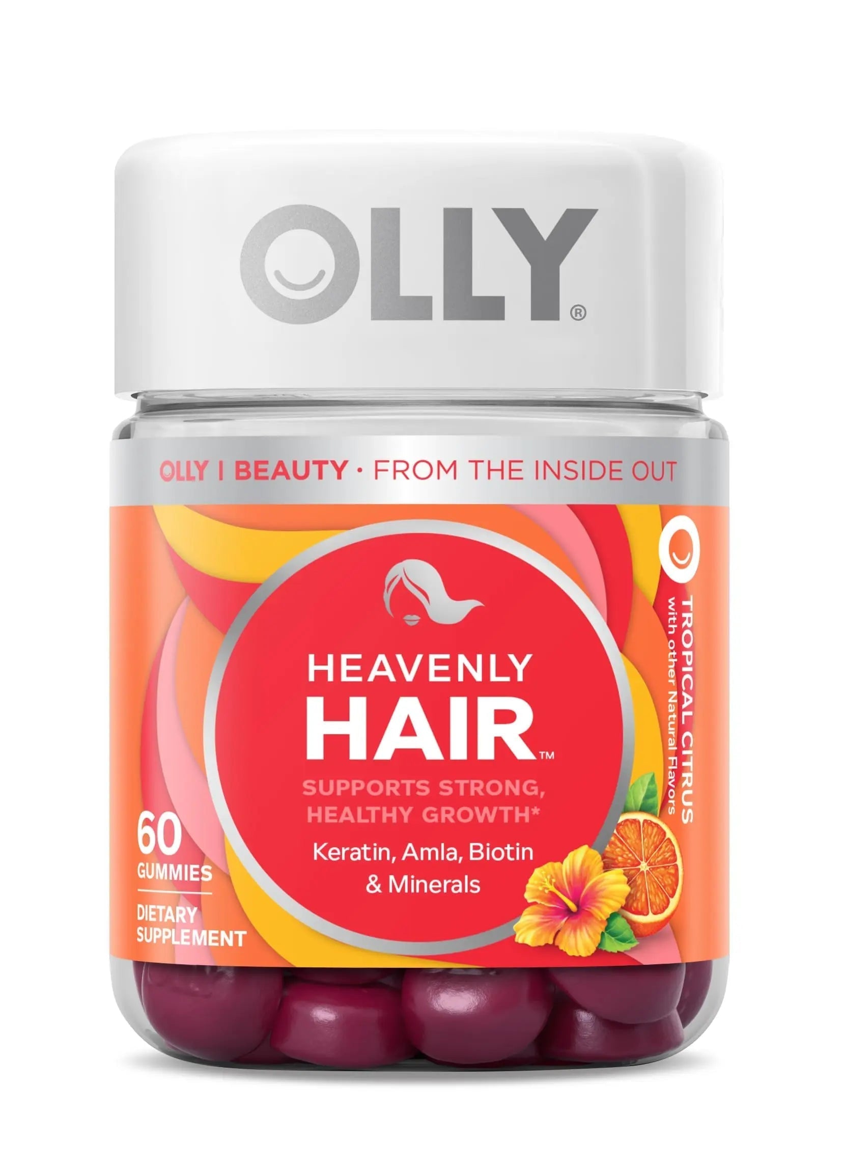 OLLY Multi + Probiotic Adult Multivitamin Gummy, 1 Billion CFUs, Digestive and Immune Support & Heavenly Hair Gummy, Supports Healthy Hair OLLY buy supplements canada