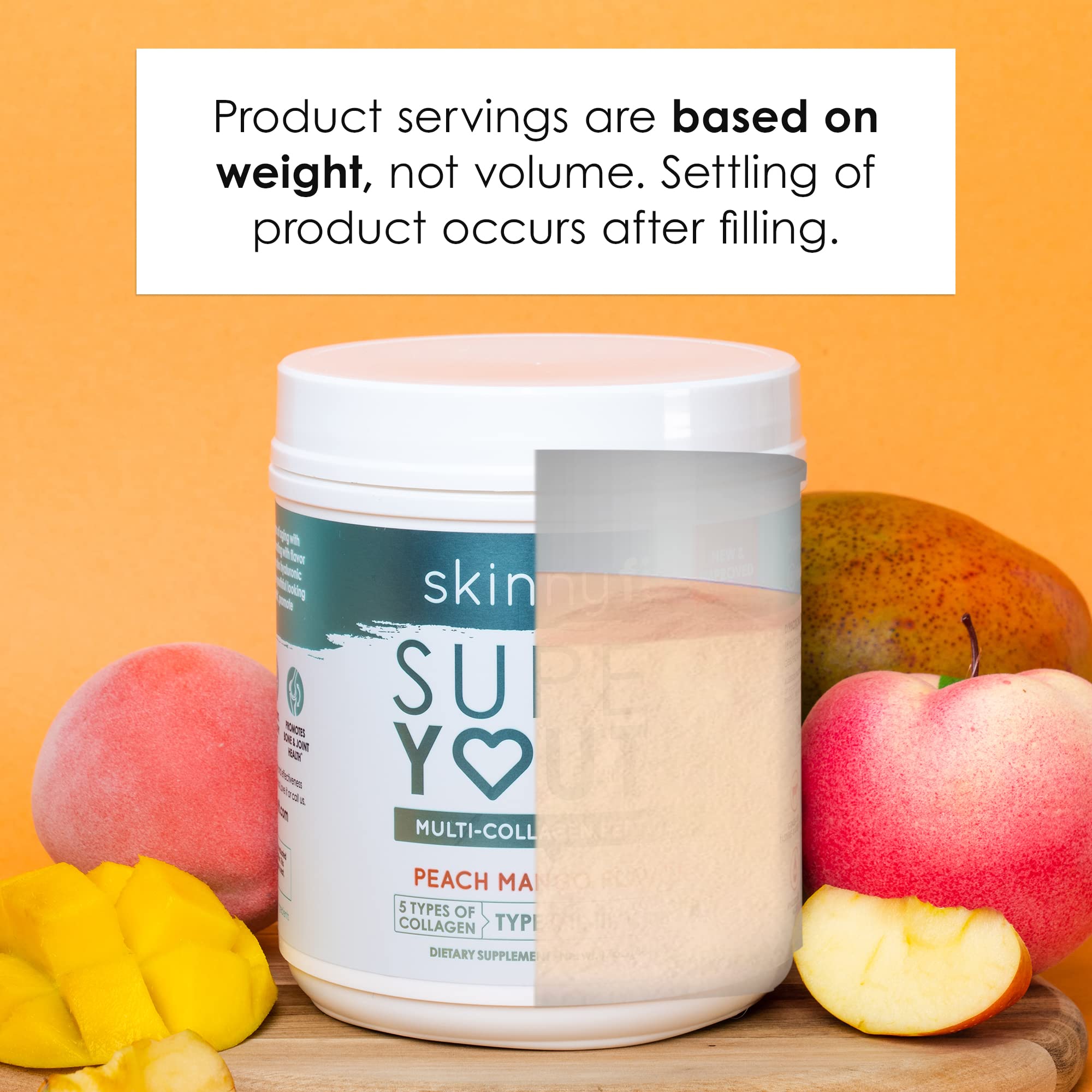 SkinnyFit Super Youth Multi-Collagen Peptides Plus Apple Cider Vinegar, Hyaluronic Acid SkinnyFit buy supplements canada