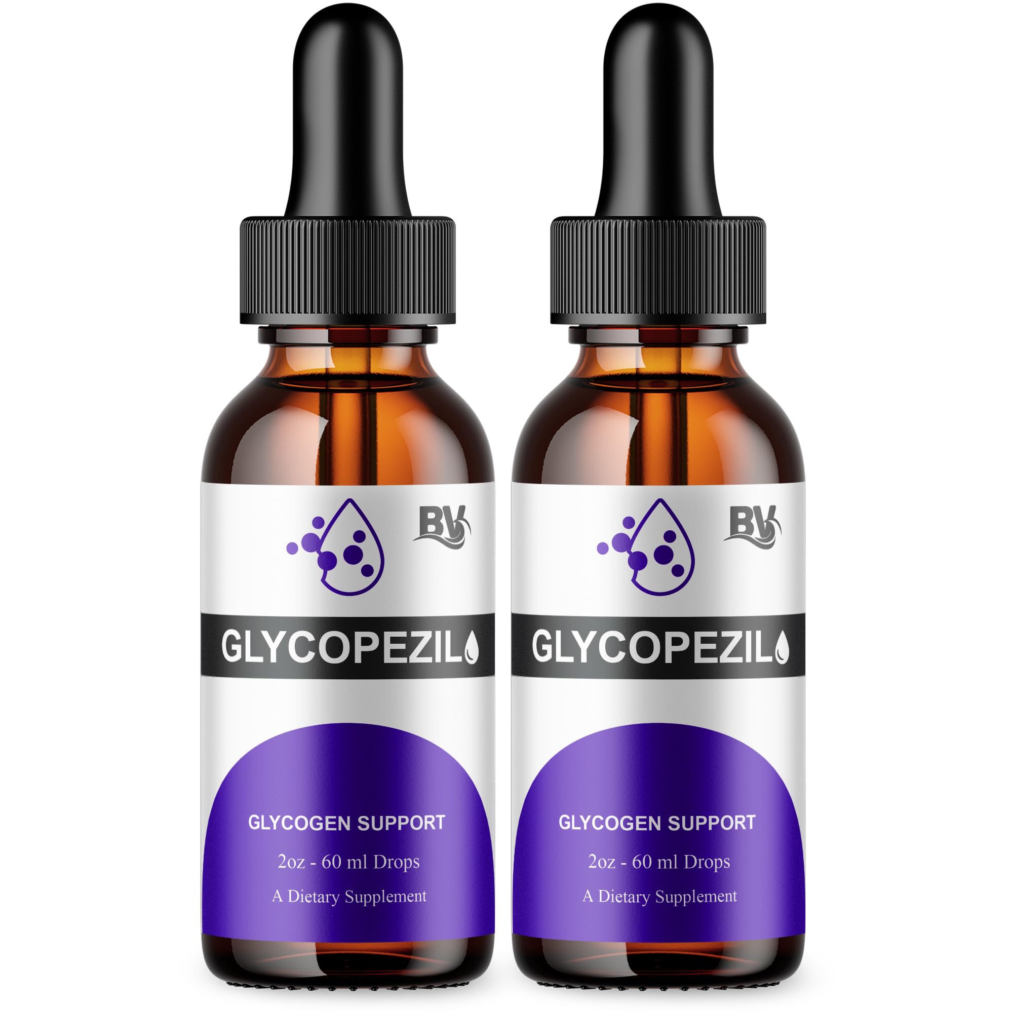 BLUE VIBE Glycopezil Drops, Glyco pezil Advanced Maximum Strength Overall Health & Blood Support Supplement, Glycopezil Premium Daily Health and Overall Energy Formula (2 Pack - 4oz / 120ml) BLUE VIBE buy supplements canada