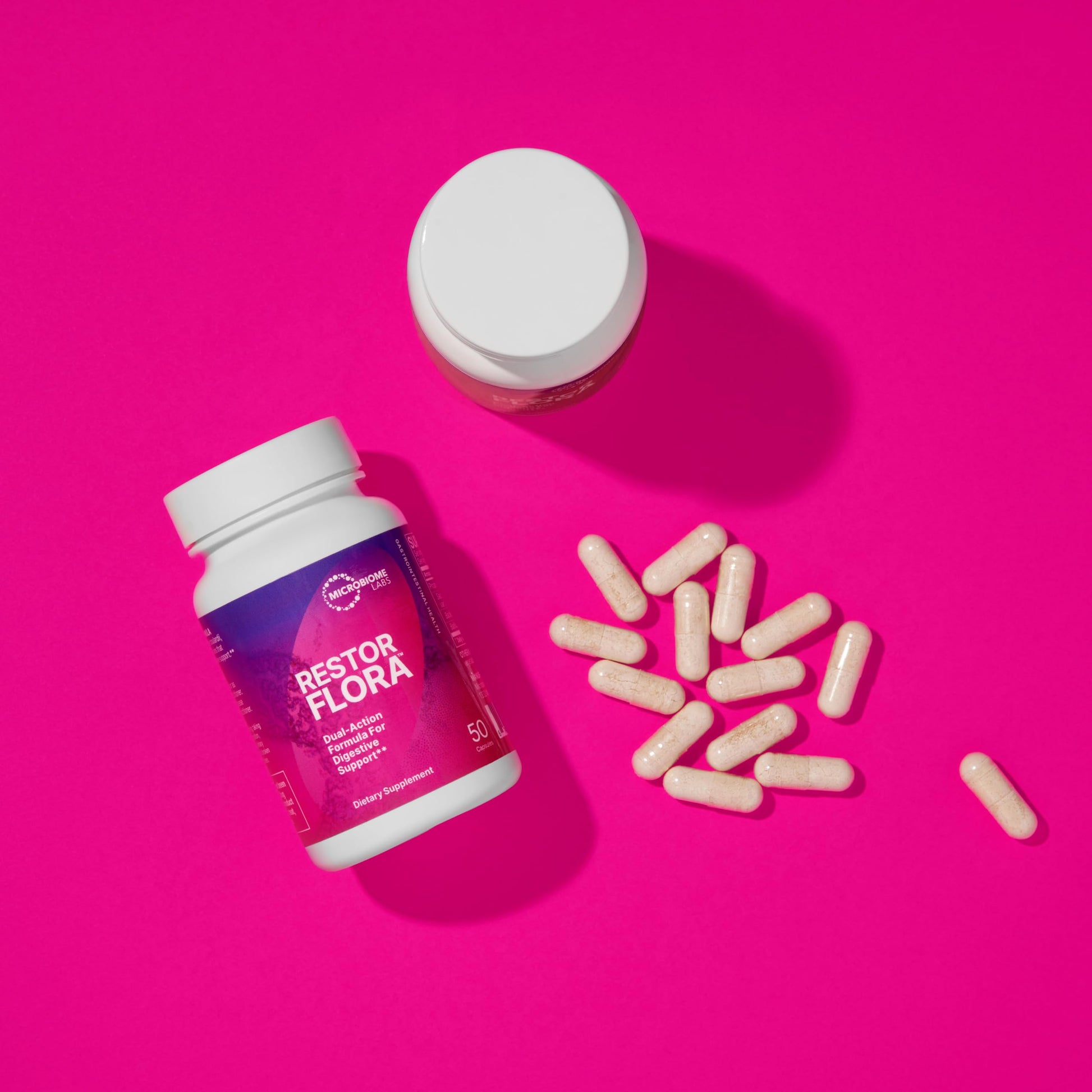 Microbiome Labs RestorFlora - Men's & Women's Probiotics for Digestive Health & Gut Reset - Spore Based Saccharomyces Boulardii Probiotics Microbiome Labs buy supplements canada