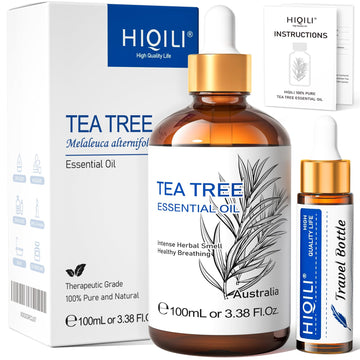 HIQILI Tea Tree Essential Oil (100 ML), 100% Pure for Toenail Fungus, Hair Damage HIQILI buy supplements canada