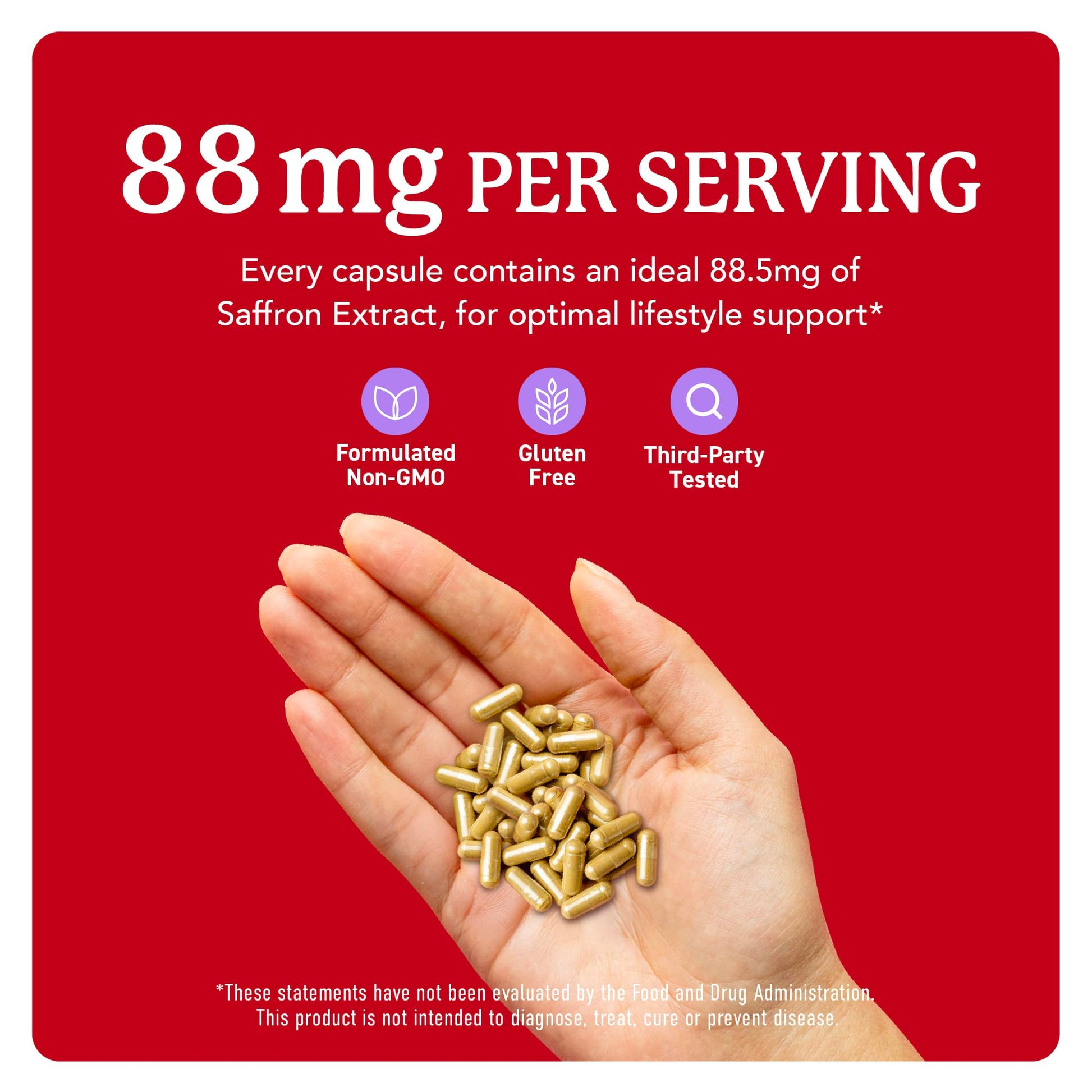 Saffron Supplements 88.5mg | 3-Month Supply | Pure Saffron Extract Capsules for Mood, Focus, Eye Health & Energy Balance Support | Crocus Sativus Extract | Gluten-Free & Non-GMO | 90 Capsules SMNutrition buy supplements canada