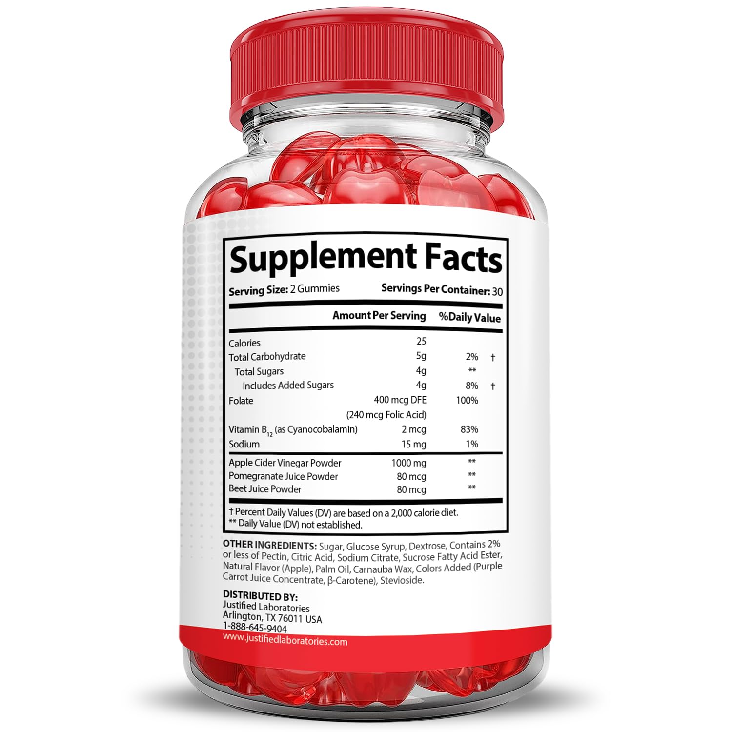Justified Laboratories Vital Pump XL Performance Gummies 1000MG Advanced Formula Vital PumpXL Formulated with Beet Juice ACV Pomegranate Beet Powder B12 Vegan Non GMO 60 Gummys Justified Laboratories buy supplements canada