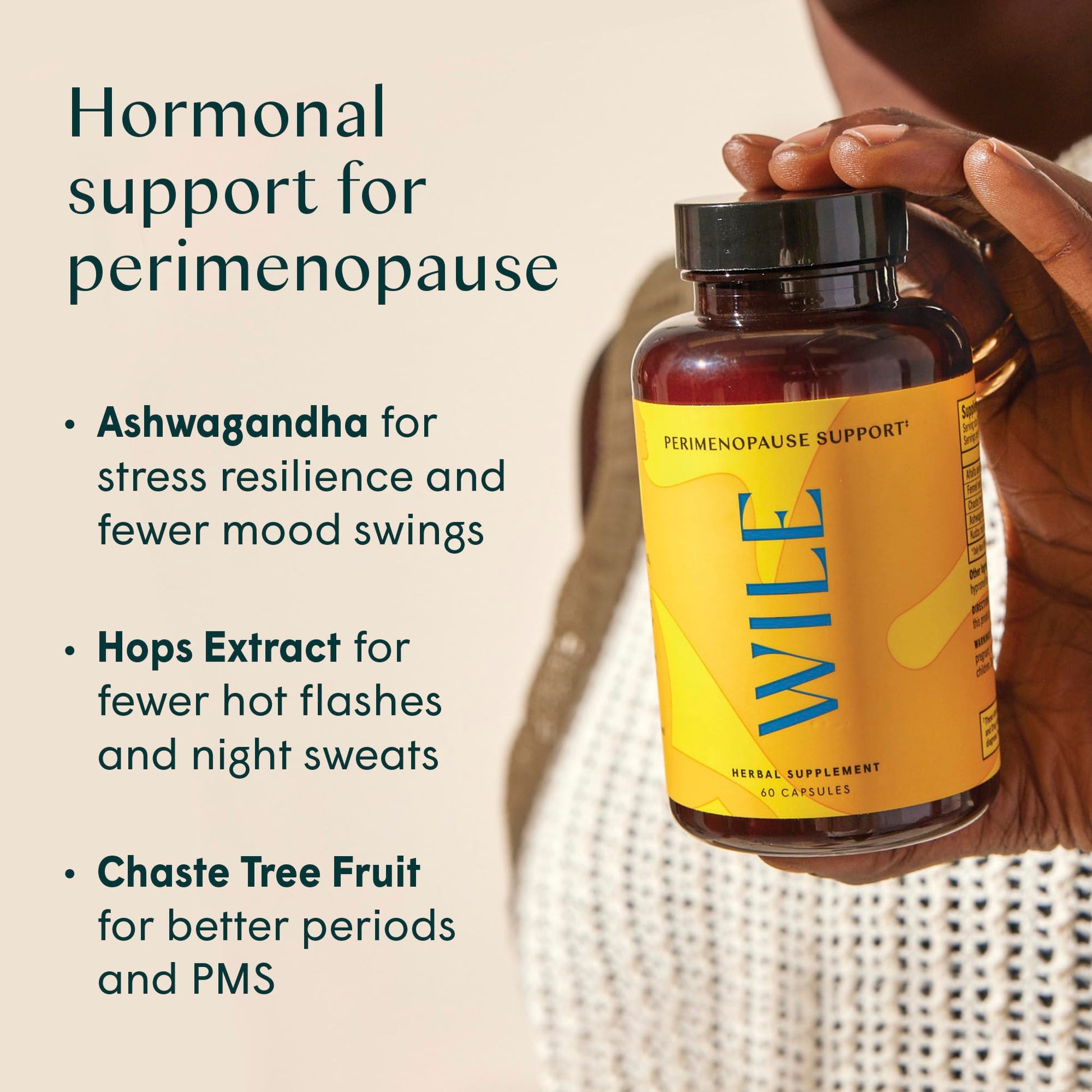 Wile Perimenopause Supplement for Women with Ashwagandha, Kudzu Root, Hops Extract WILE buy supplements canada
