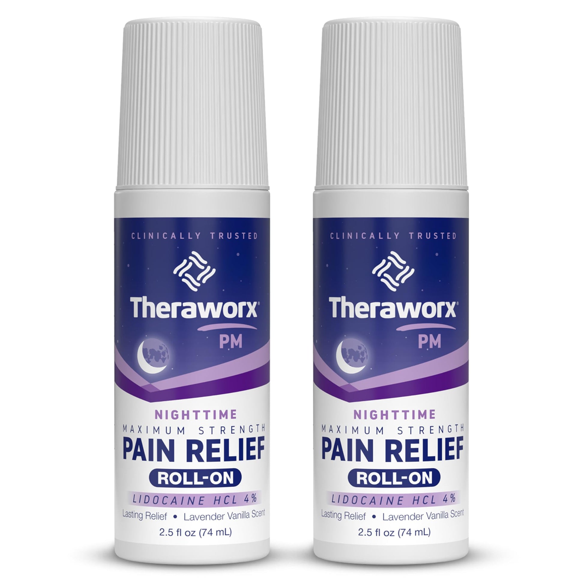 Theraworx Nighttime Maximum Strength Pain Relief Roll-on with Lidocaine – 2.5 oz - 2 Count Theraworx buy supplements canada