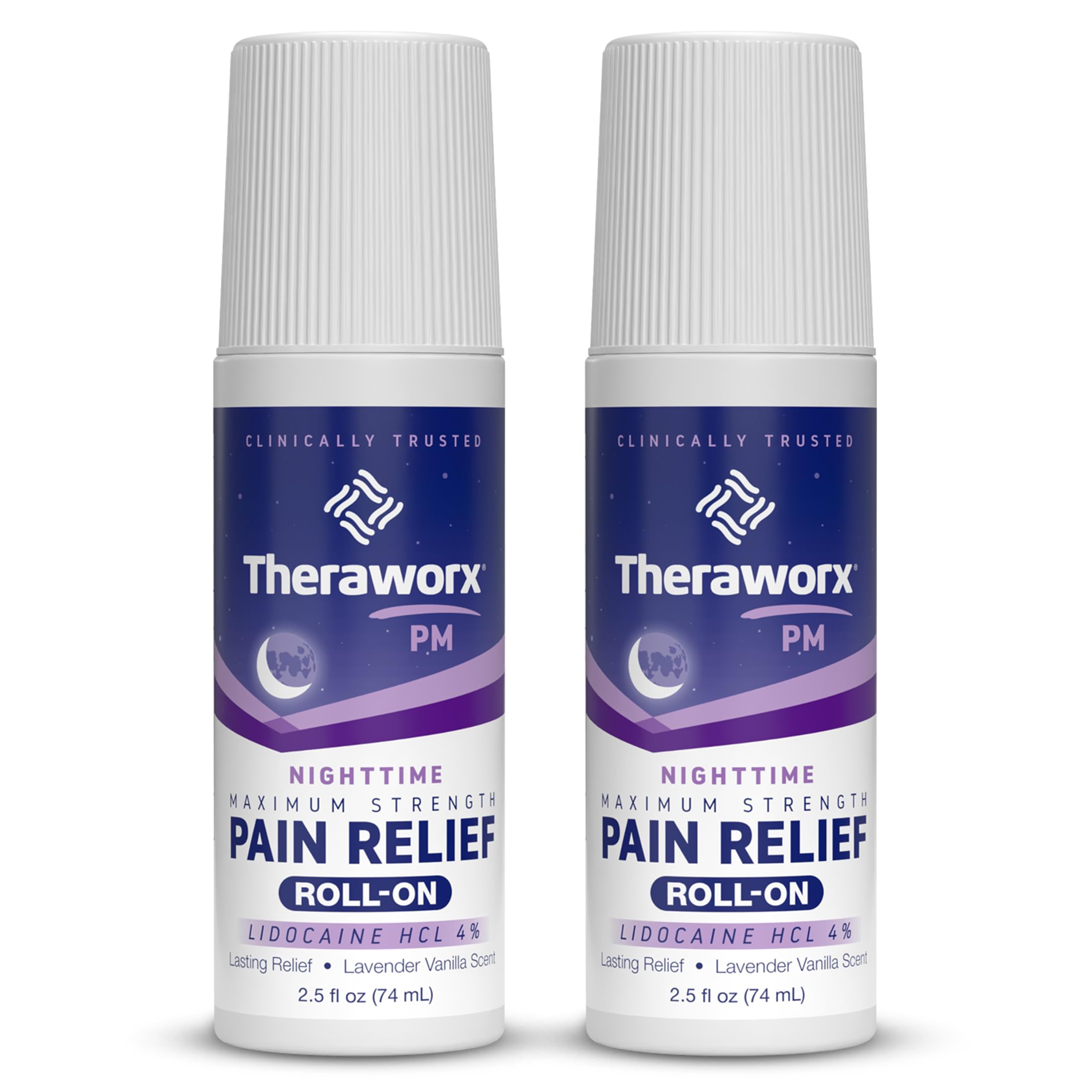 Theraworx Nighttime Maximum Strength Pain Relief Roll-on with Lidocaine – 2.5 oz - 2 Count Theraworx buy supplements canada