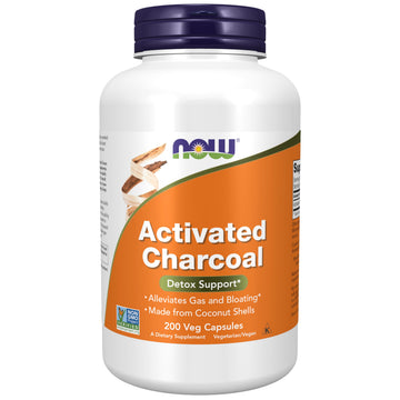 NOW Supplements, Activated Charcoal Made from Coconut Shells, Non-GMO Project Verified NOW buy supplements canada