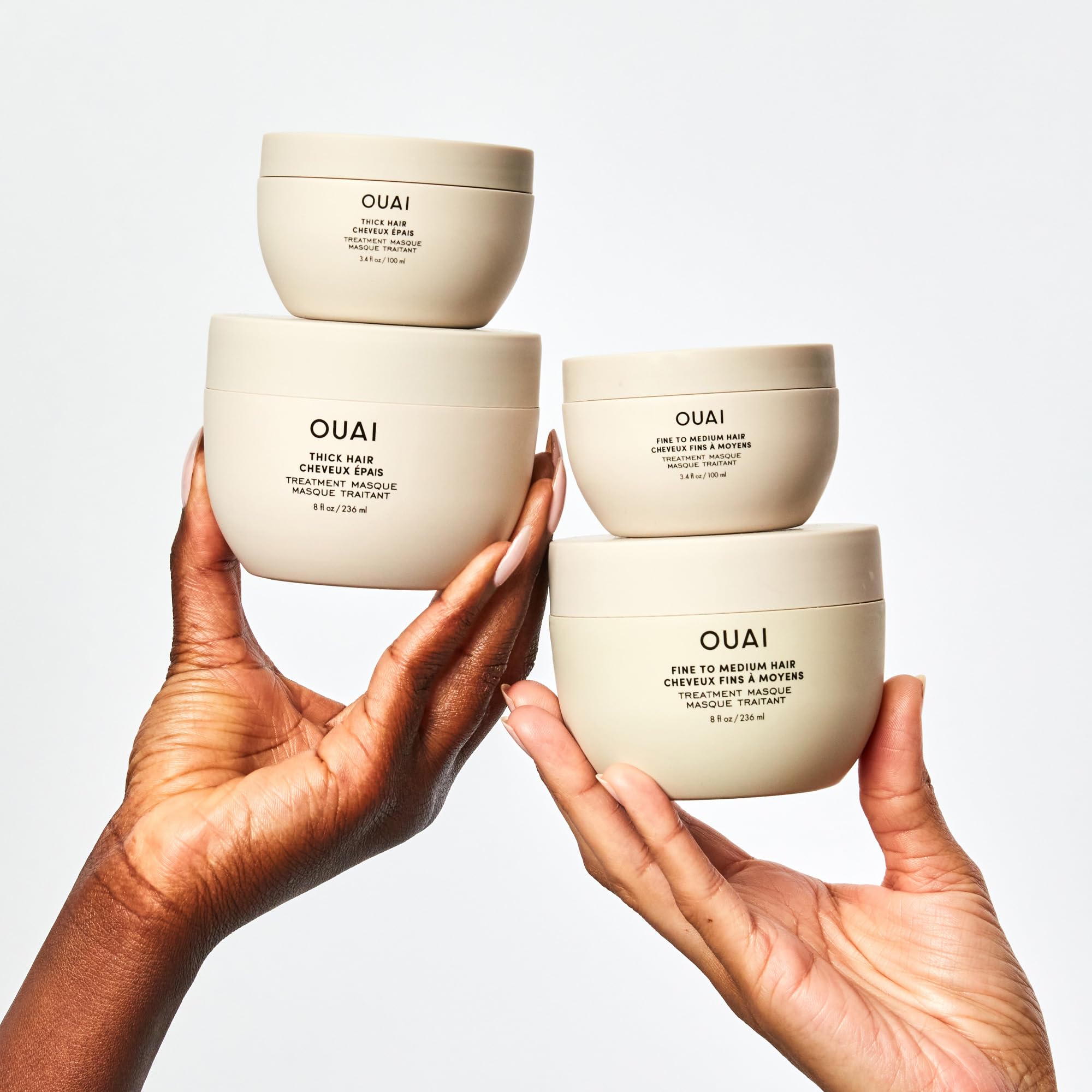 OUAI Fine to Medium Hair Treatment Masque - Mask for Hair Repair, Hydration and Shine - With Shea Butter, Keratin and Panthenol - Paraben, Phthalate and Sulfate Free (3.4 Oz) OUAI buy supplements canada