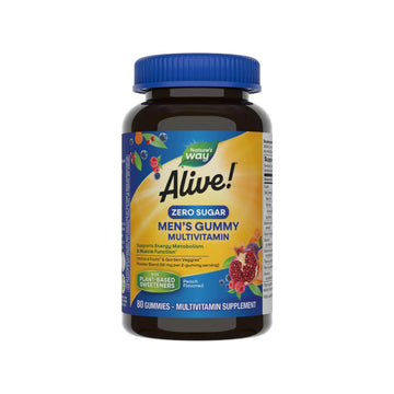 Nature’s Way Alive! Zero Sugar Men's Gummy Multivitamins, Energy Metabolism*, Muscle Function*, B-Vitamins Nature's Way buy supplements canada