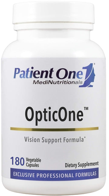 Patient One OpticOne | Supplement to Support Optic Nerve Health and Eyesight Function* | With Vitamins A and E, Lutein, ALA and More | 180 Capsules Patient One buy supplements canada