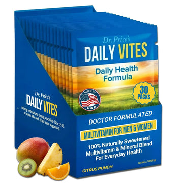 Dr. Price's Multivitamin for Women and Men | Tropical 30 Servings | Daily Supplement Powder with Vitamin C, B Complex & Minerals | Dr. Price's Vitamins buy supplements canada