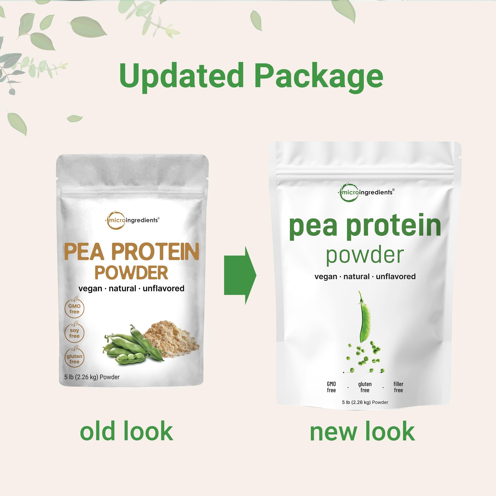 Micro Ingredients North American Grown, Pea Protein Powder, 5 Pounds | Plant Based, Unflavored | Complete Vegan Protein Source with BCAAs & EAAs – 27g Serving | Non-GMO, Keto Friendly Micro Ingredients buy supplements canada