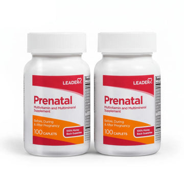Leader Prenatal Multivitamin with 800mcg Folic Acid & Essential Nutrients for Healthy Pregnancy & Fetal Development, High Potency Vitamin Leader buy supplements canada