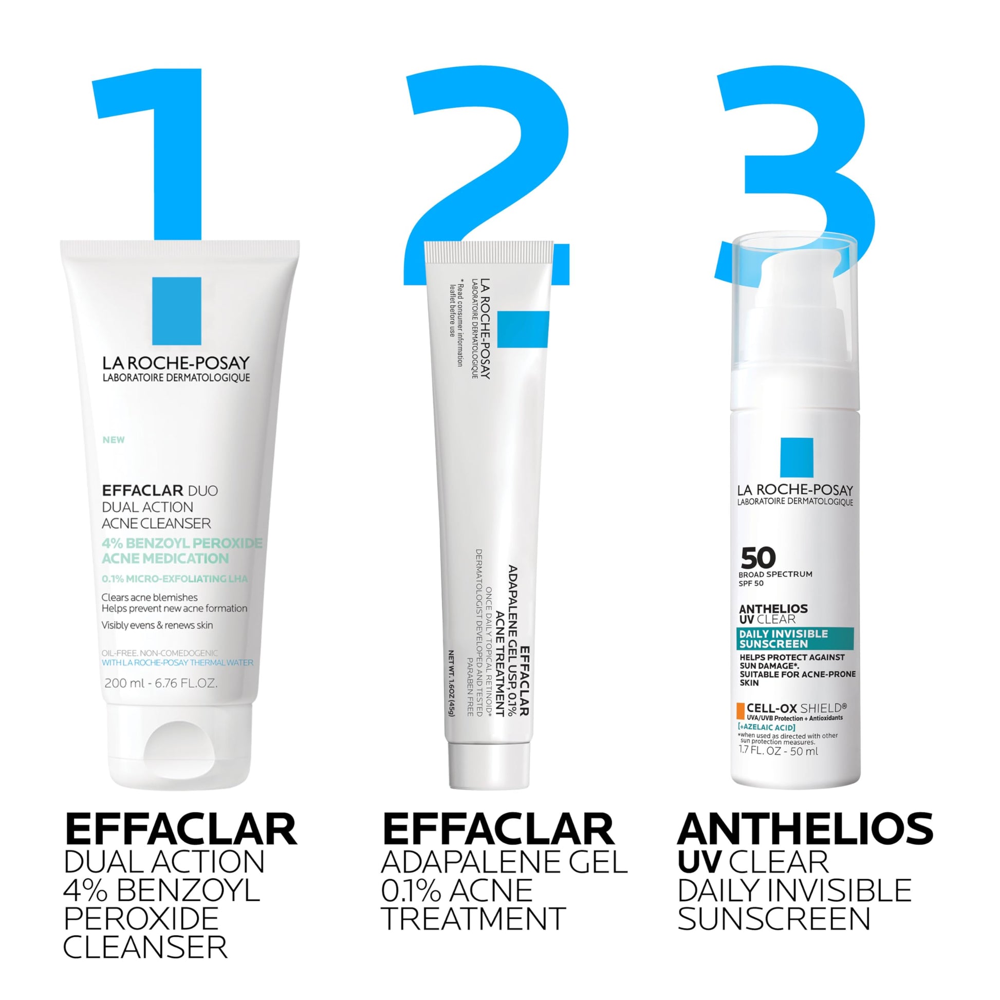 La Roche-Posay Effaclar Dual Acne Face Wash With 4% Benzoyl Peroxide & LHA Exfoliant La Roche-Posay buy supplements canada