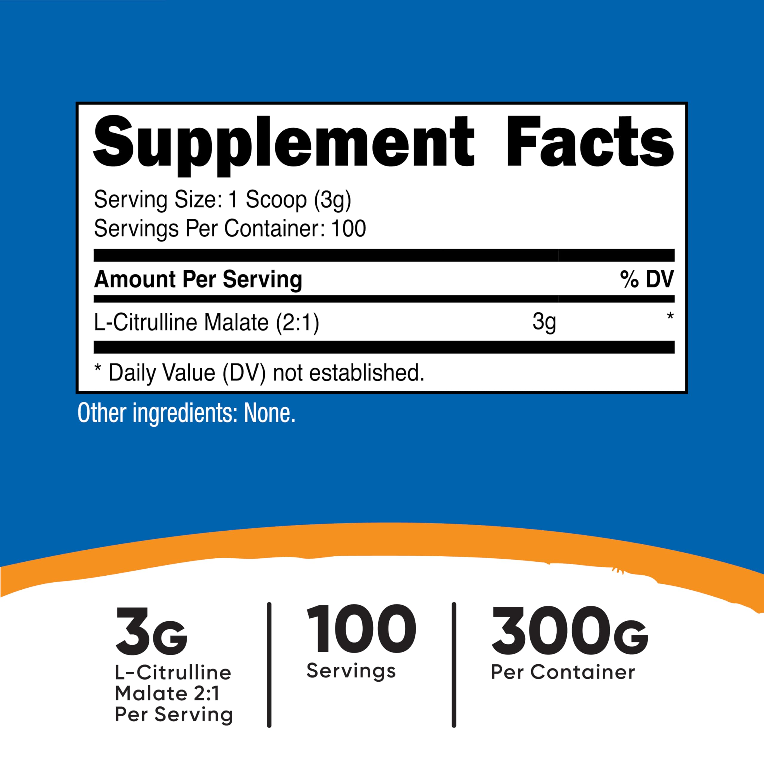 Nutricost L-Citrulline Malate (2:1) Powder (300 Grams) Nutricost buy supplements canada
