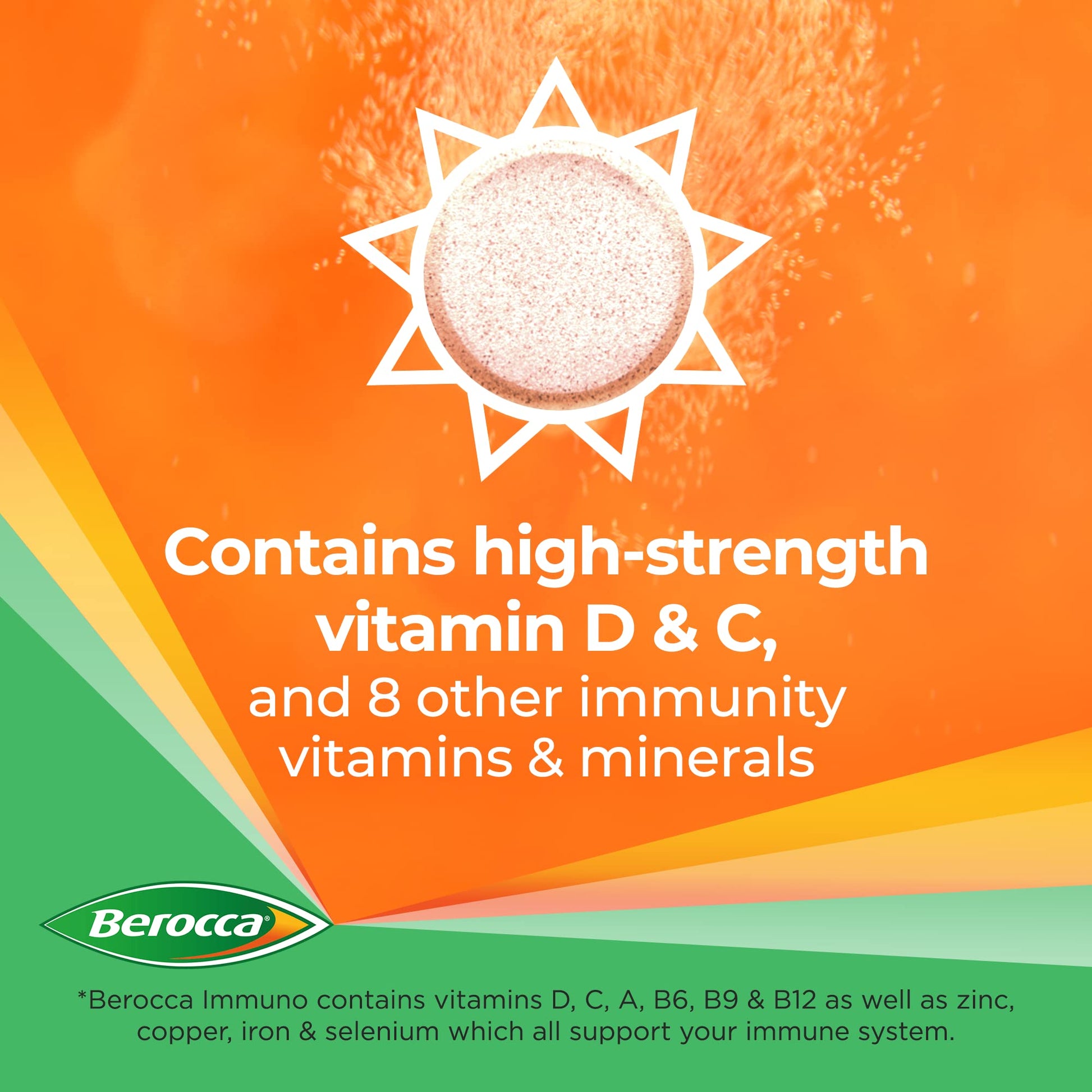 Berocca Immuno Effervescent Tablets, 11 Vitamins and Minerals, Including Vitamins D, C Berocca buy supplements canada