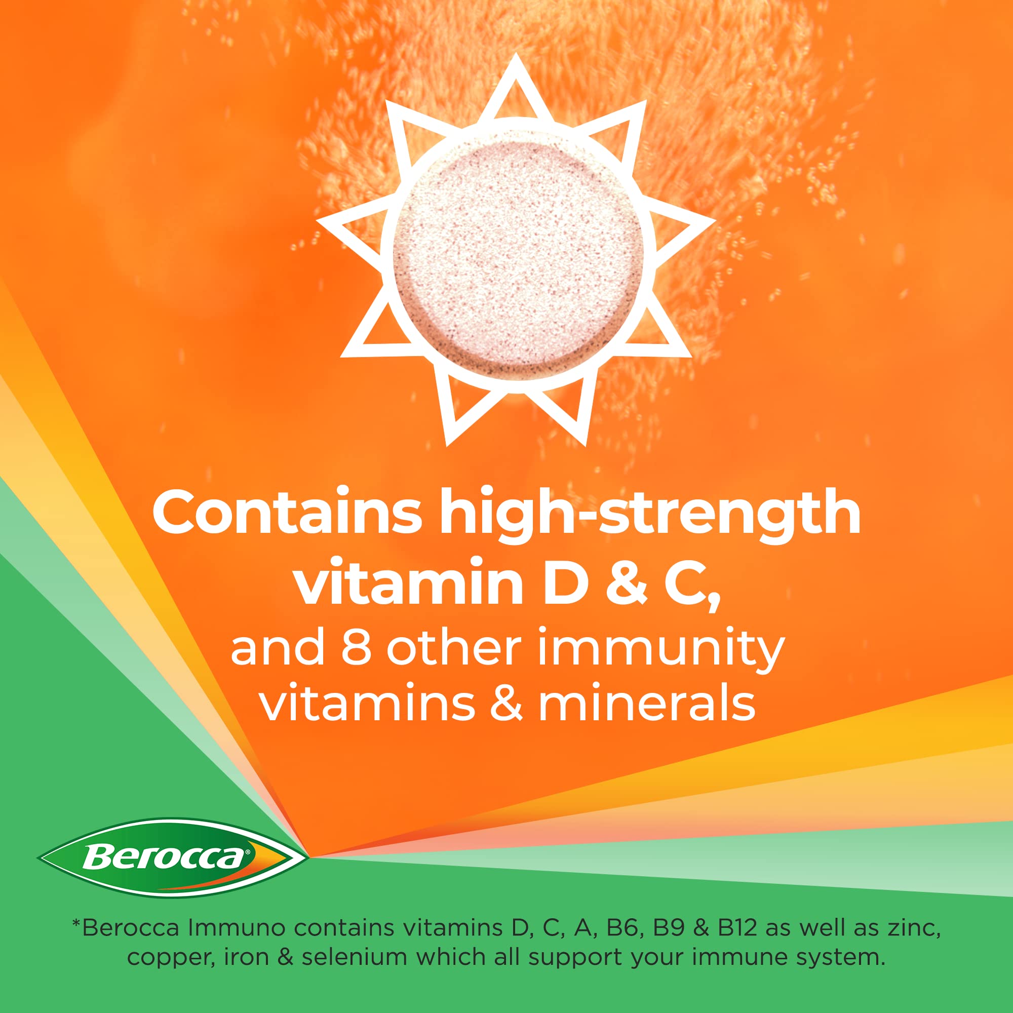 Berocca Immuno Effervescent Tablets, 11 Vitamins and Minerals, Including Vitamins D, C Berocca buy supplements canada