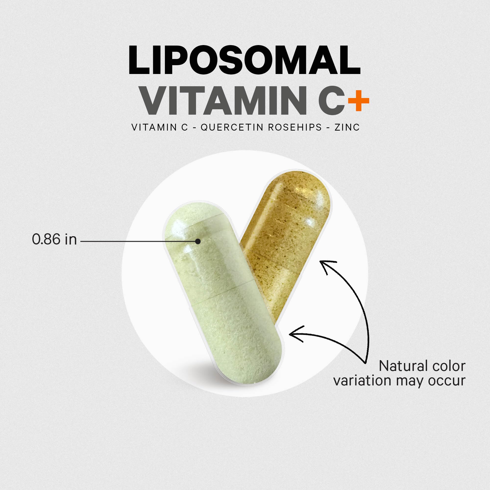 Codeage Liposomal Vitamin C 1500mg with Zinc, Elderberry, Citrus Bioflavonoids Grapefruit, Lemon, Orange Powder, Quercetin & Rose Hips Fruit – Vegan Supplement - Non-GMO, Vegan Pills, 180 Capsules Codeage buy supplements canada
