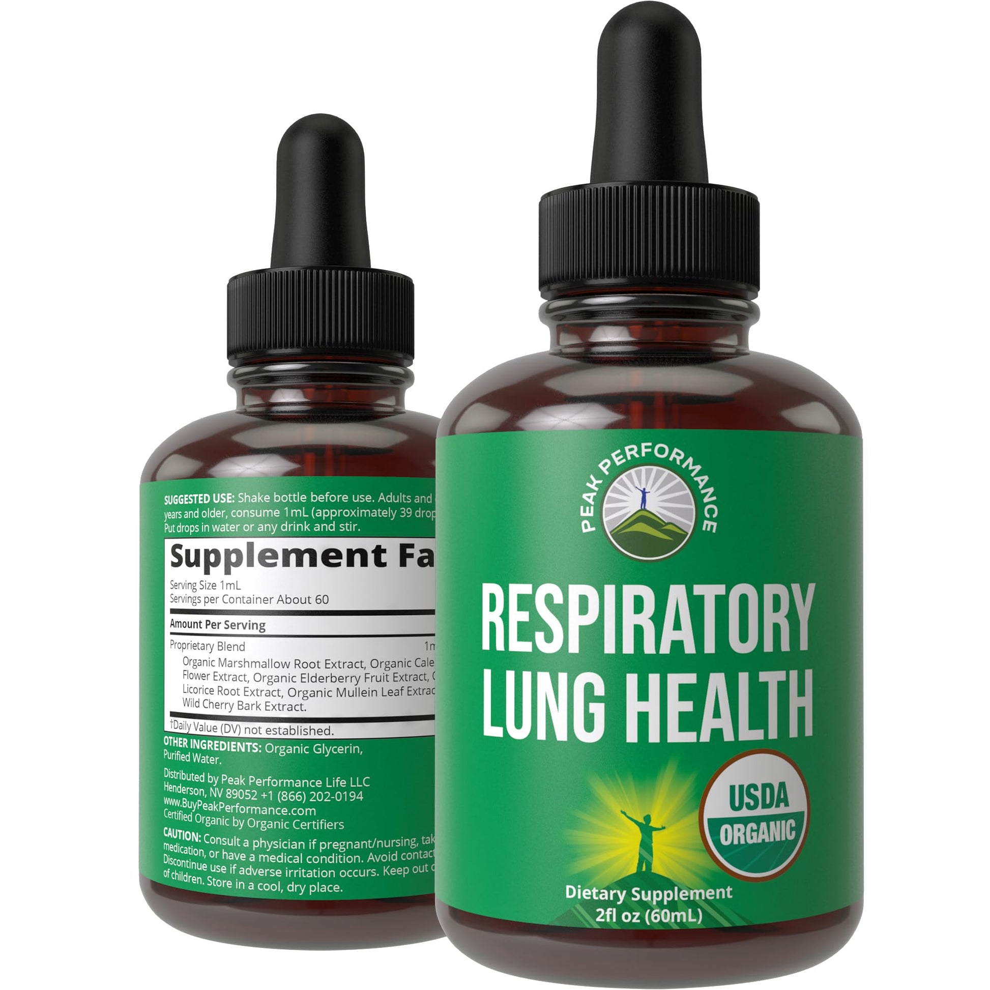 USDA Organic Lung Detox for Smokers and Non Smokers with 6 Top Ingredients. Mullein Leaf, Marshmallow Root, Calendula. Lungs Cleanse for Better Respiratory Health. Liquid Drops Tincture Supplement Peak Performance buy supplements canada