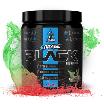 eFlow Nutrition Enrage Black High Stimulant Pre Workout Supplement - Preworkout Powder eFlow Nutrition buy supplements canada