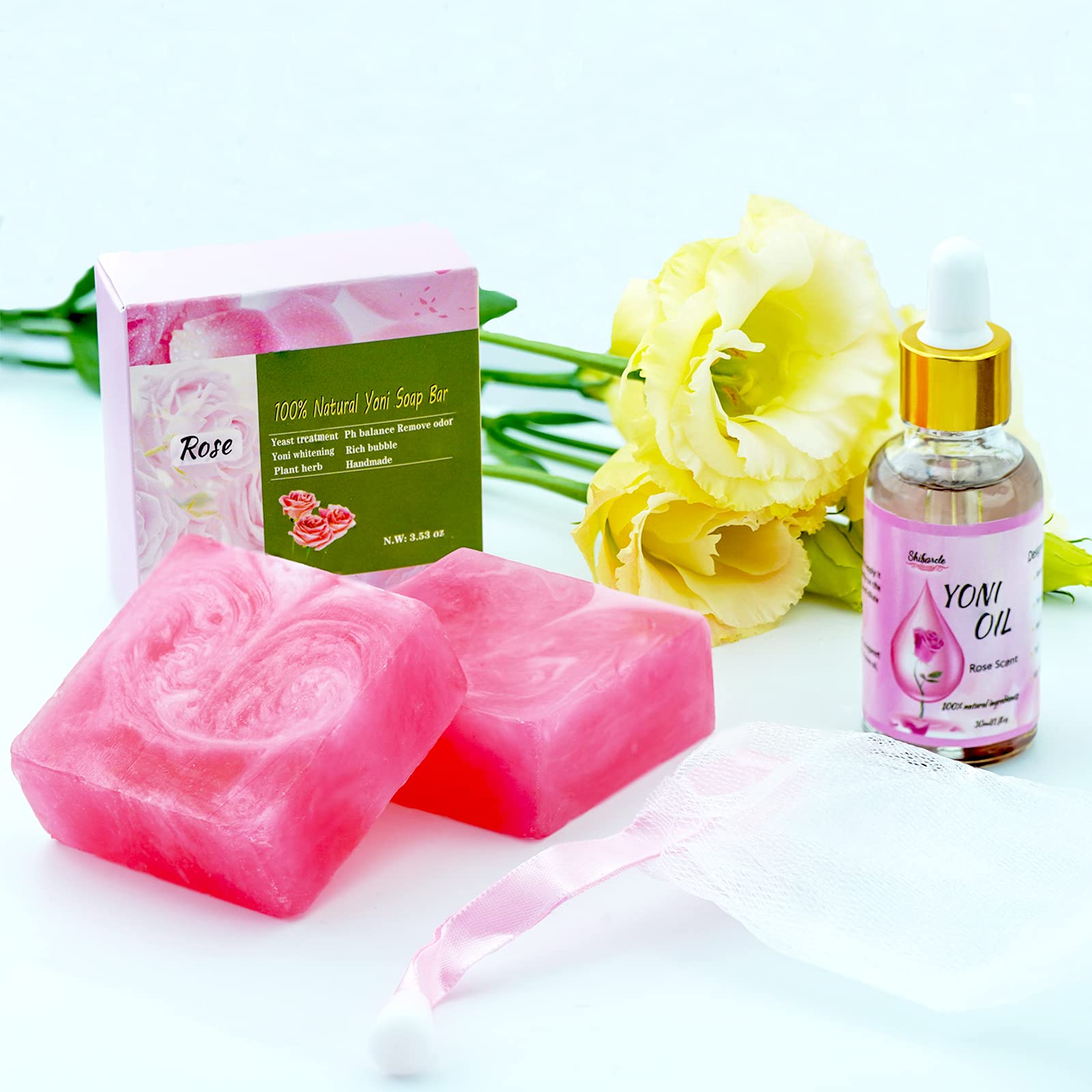 Yoni Soap Bars and Natural Yoni Oil Set, Yoni Oil Vaginal Wash for Women Feminine Wash Vaginial Shibarcle buy supplements canada