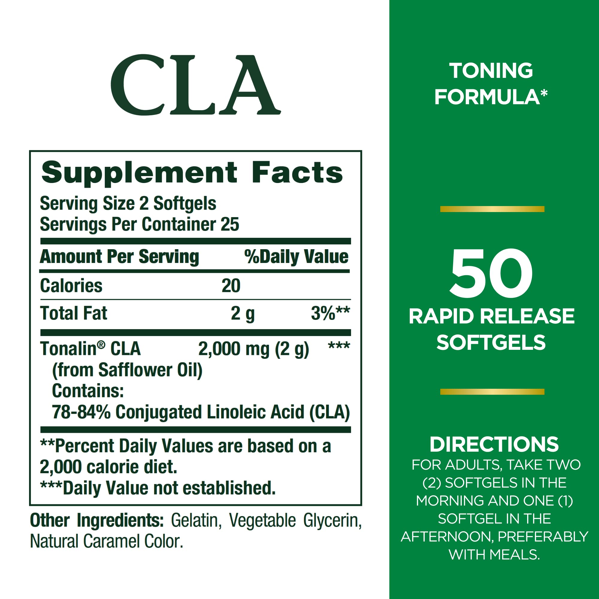 Nature's Bounty Tonalin Pills and Dietary Supplement, Diet and Body Support, 1000 mg Nature's Bounty buy supplements canada