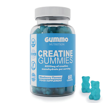 Creatine Monohydrate Gummies 4000mg for Men & Women - 60 Chewable Creatine GUMMO NUTRITION buy supplements canada