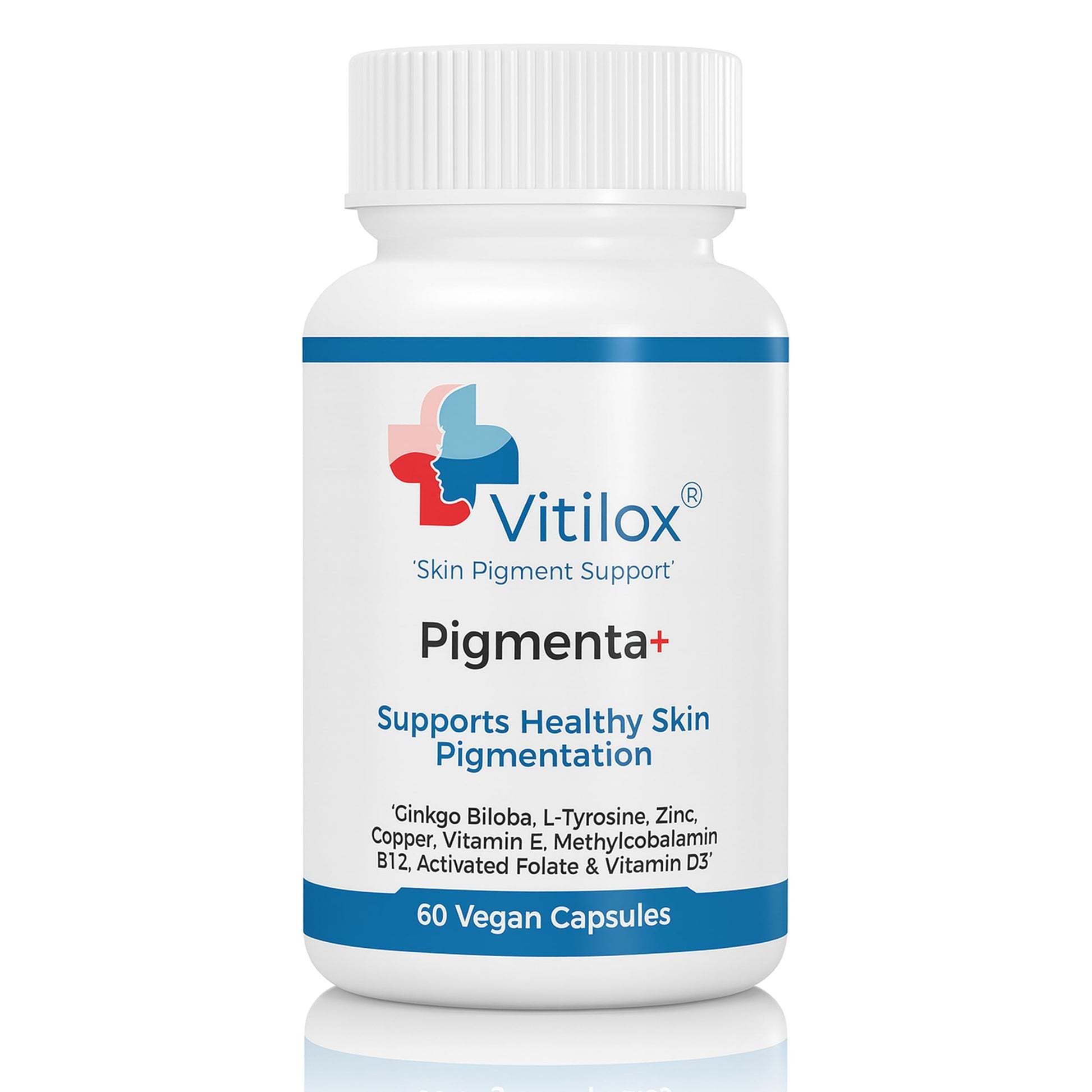 Vitilox Pigmenta+ Advanced, Skin Tone Support Supplement – 60 Tablets | 2 Months | Natural Vitiligo Skin Pigmentation Support | Reduce White Body Spots Vitilox buy supplements canada