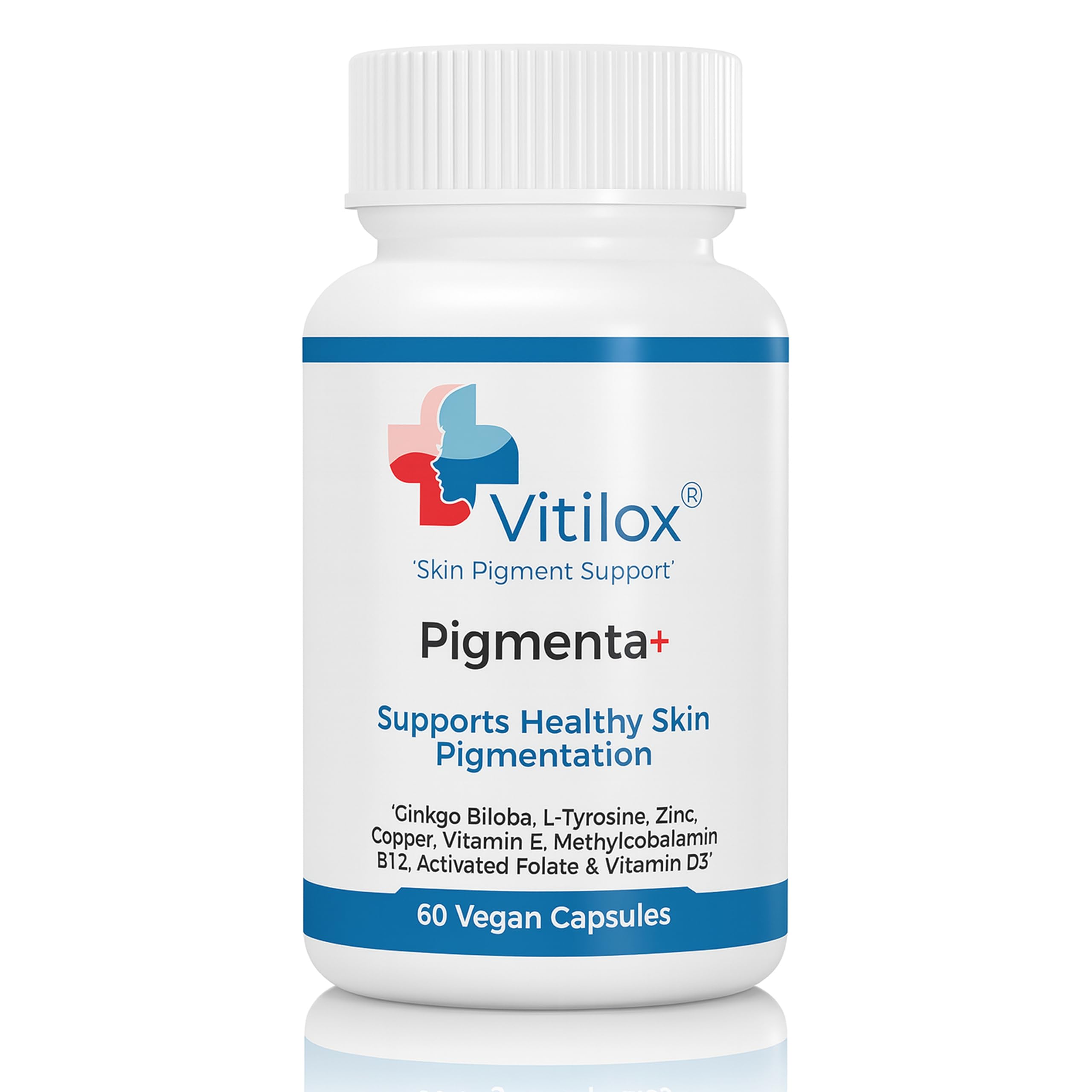 Vitilox Pigmenta+ Advanced, Skin Tone Support Supplement – 60 Tablets | 2 Months | Natural Vitiligo Skin Pigmentation Support | Reduce White Body Spots Vitilox buy supplements canada