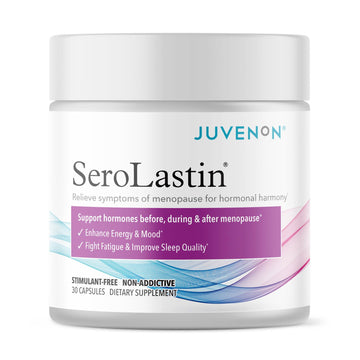 Juvenon Menopause Supplements for Women Mood Support, Hot Flashes Relief, Peri-Menopausal Support, Hormone Balance, Promote Calm, Energy, Clarity, Sleep, Natural Herbal Supplement, (30 Capsules) Juvenon buy supplements canada