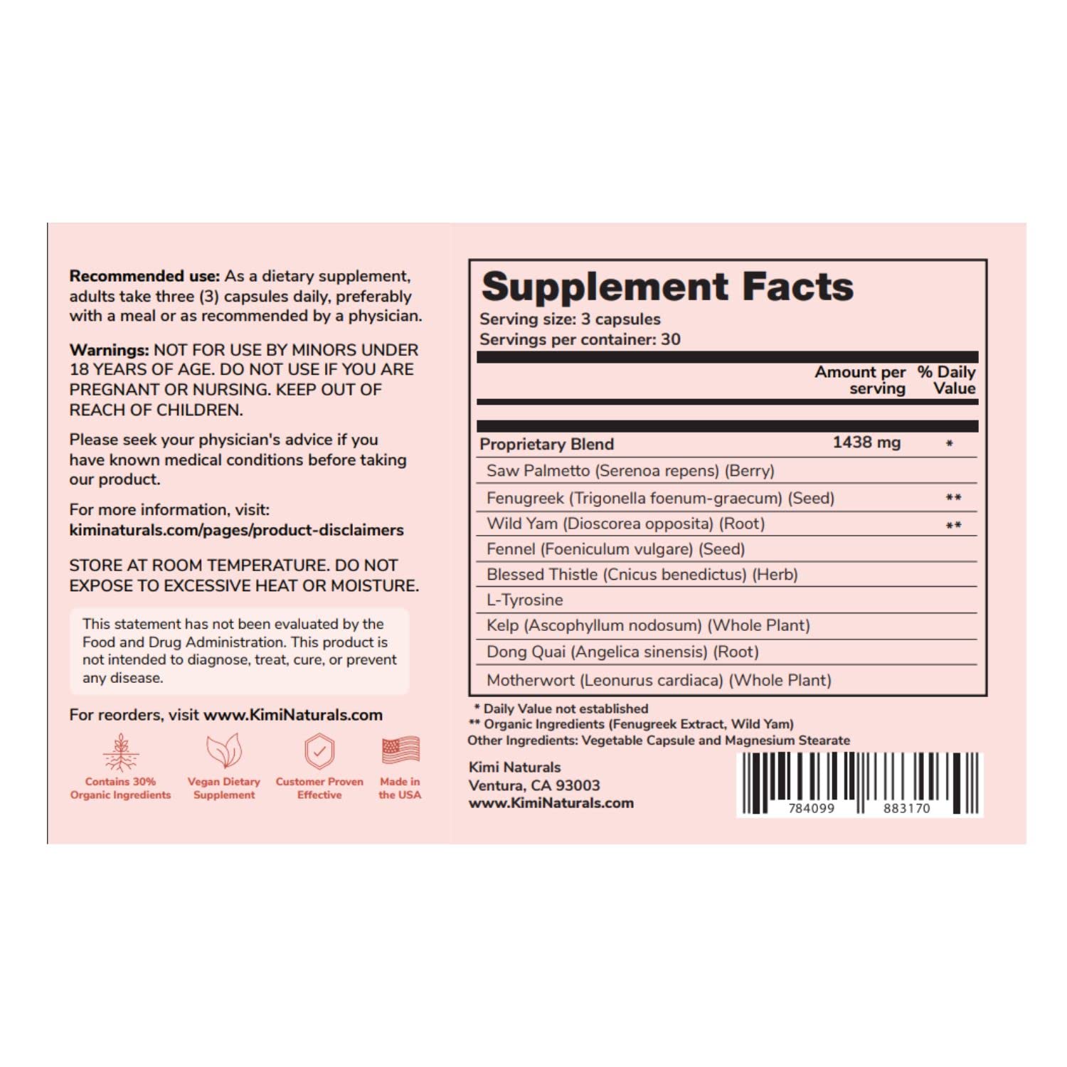 KIMI Naturals Breast Max Plus - Breast Enhancement Pills | Breast Enlargement Supplements with Fenugreek, Breast Growth, Supports Breast Firmness | 90 Capsules KIMI buy supplements canada