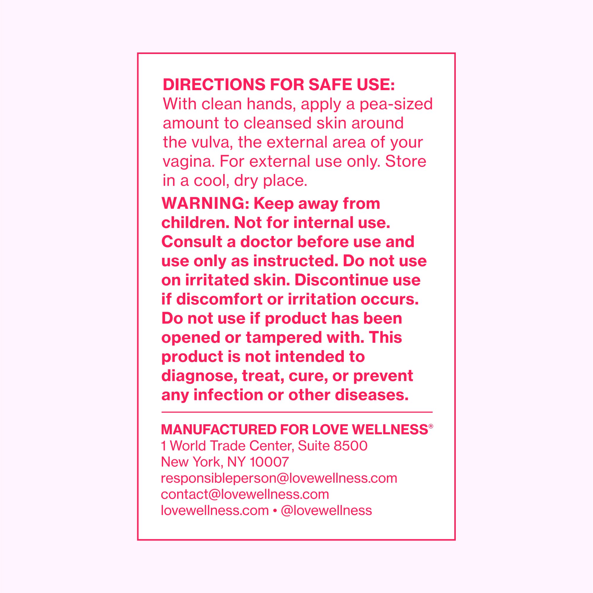 Love Wellness Comfy Cream Vulva & Vaginal Moisturizer - 1.01 oz Love Wellness buy supplements canada