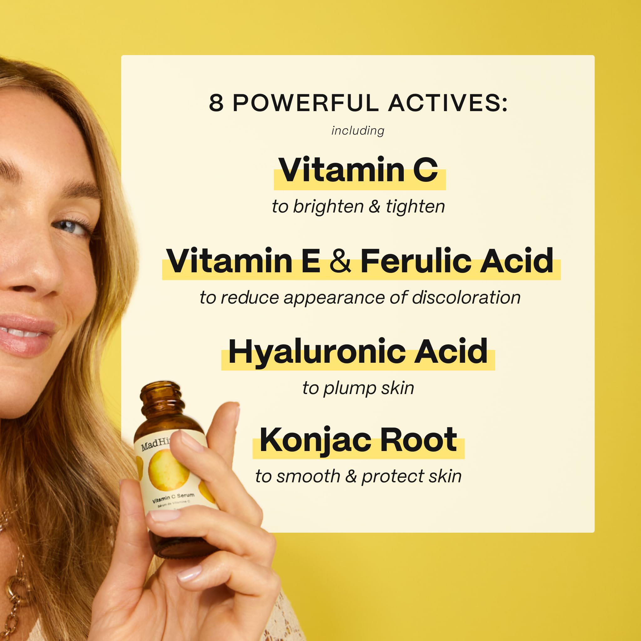Mad Hippie Vitamin C Serum for Face – Hyaluronic Acid, Ferulic Acid & Vitamin E, Anti-Aging Mad Hippie buy supplements canada
