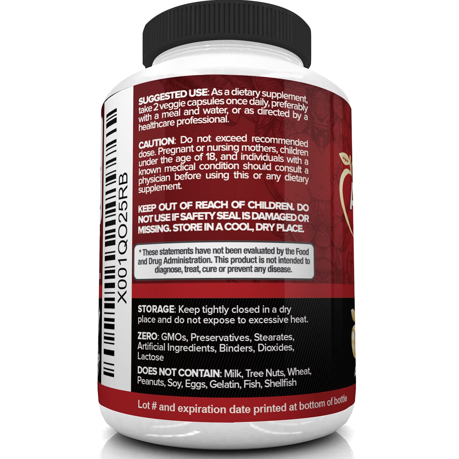 Nutrivein Apple Cider Vinegar Capsules with Mother - 1600mg - 120 Vegan Nutrivein buy supplements canada