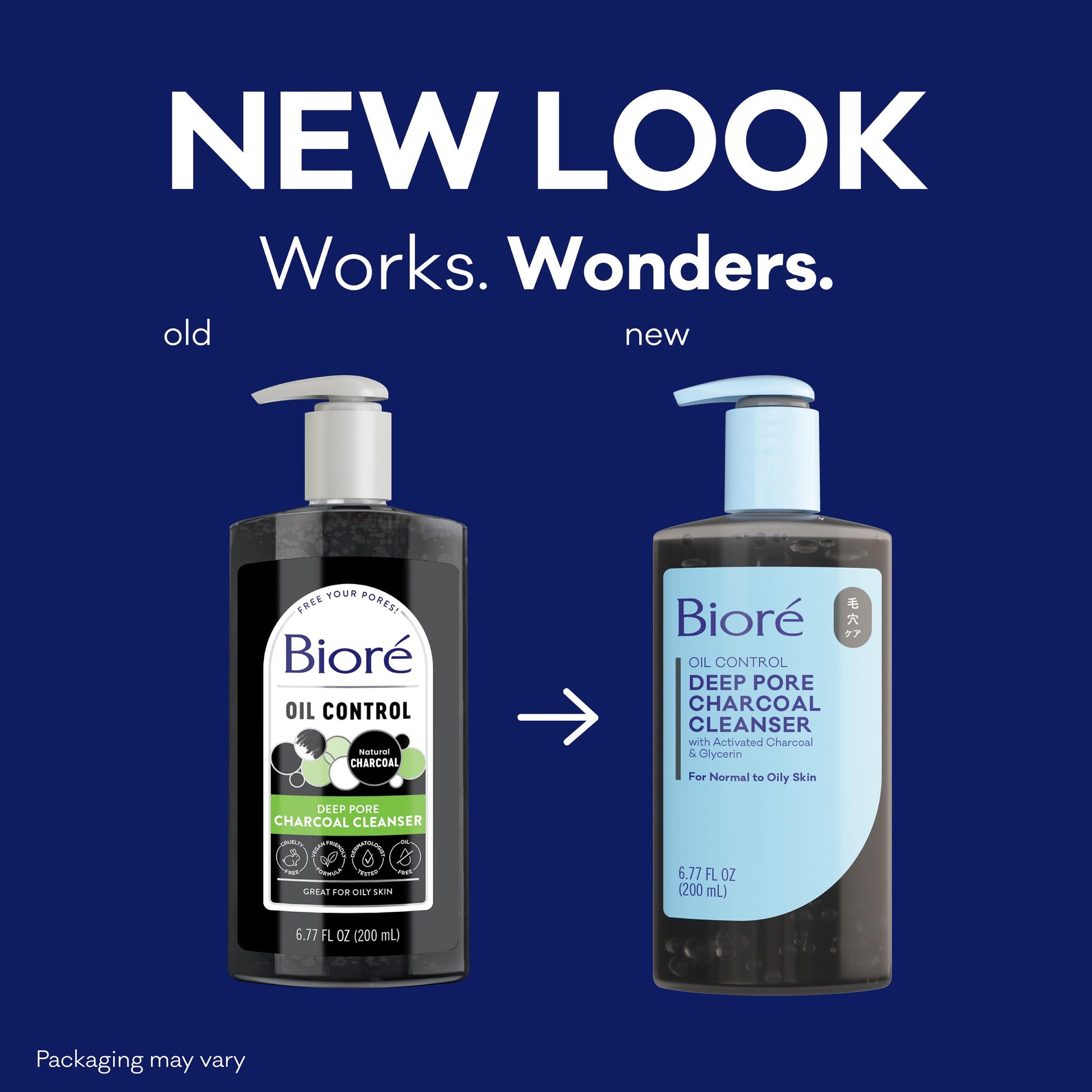 Biore Deep Pore Charcoal Face Wash, Daily Facial Cleanser for Dirt & Makeup Removal, for Oily Skin, 6.77 Oz Bioré buy supplements canada
