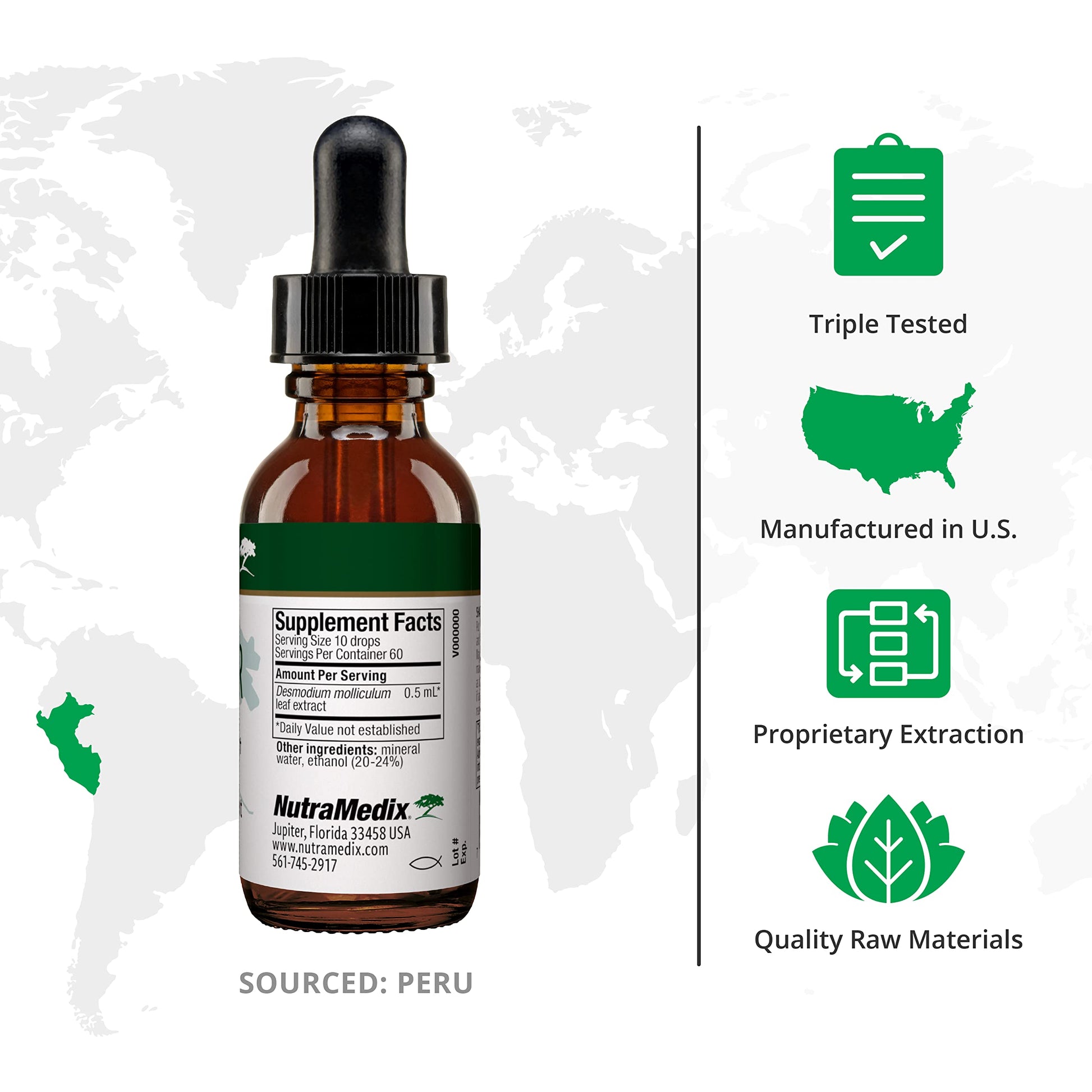NutraMedix Burbur Detox Support Supplement - Desmodium Molliculum Extract Drops NutraMedix buy supplements canada