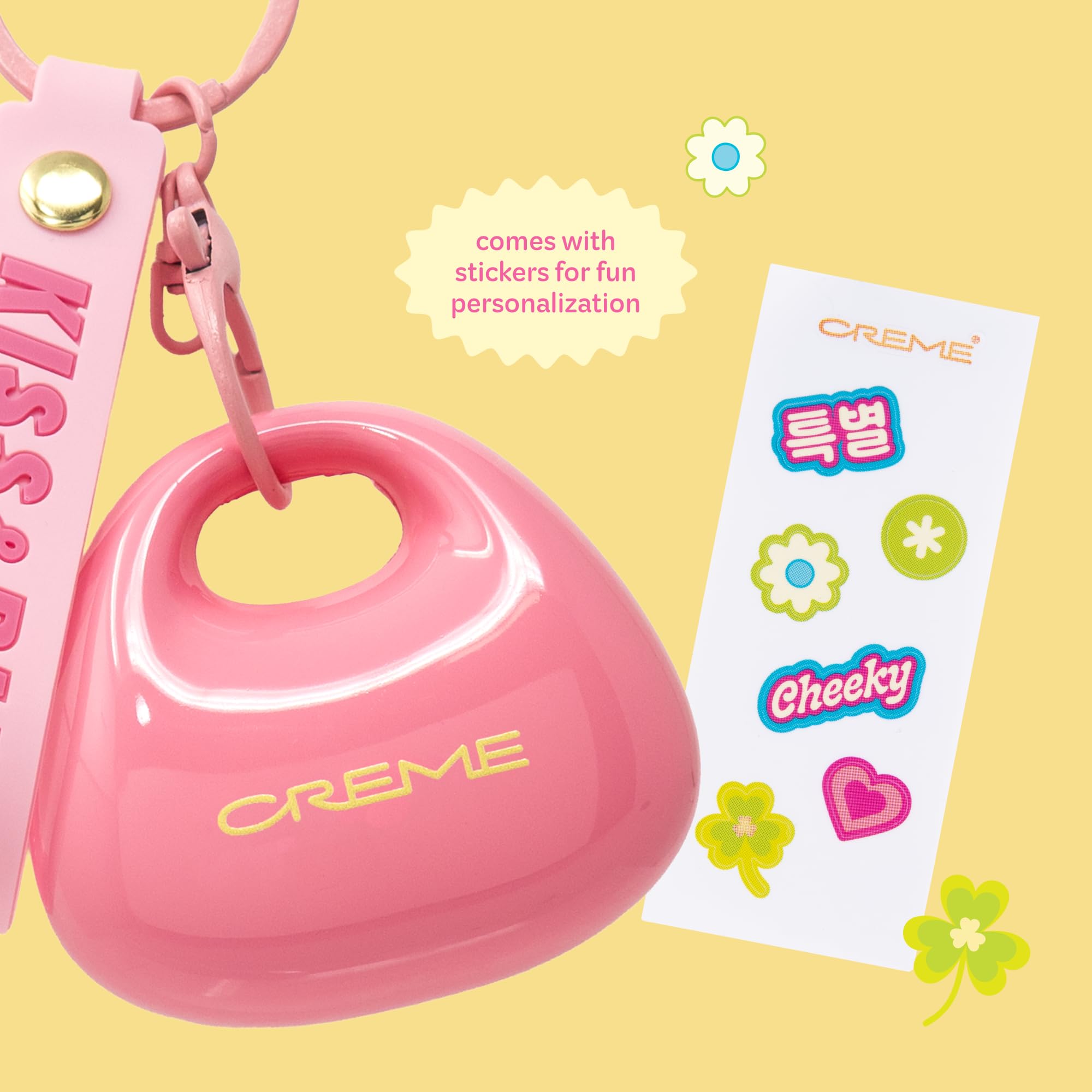 The Crème Shop Kiss & Blush Tinted Lip Balm & Blush, Korean Makeup for Lips & Cheeks, Cute Charm Key Chain, Hydrating, Long Lasting Tint, Aloe, Squalane (Cherry Squeeze) The Crème Shop buy supplements canada