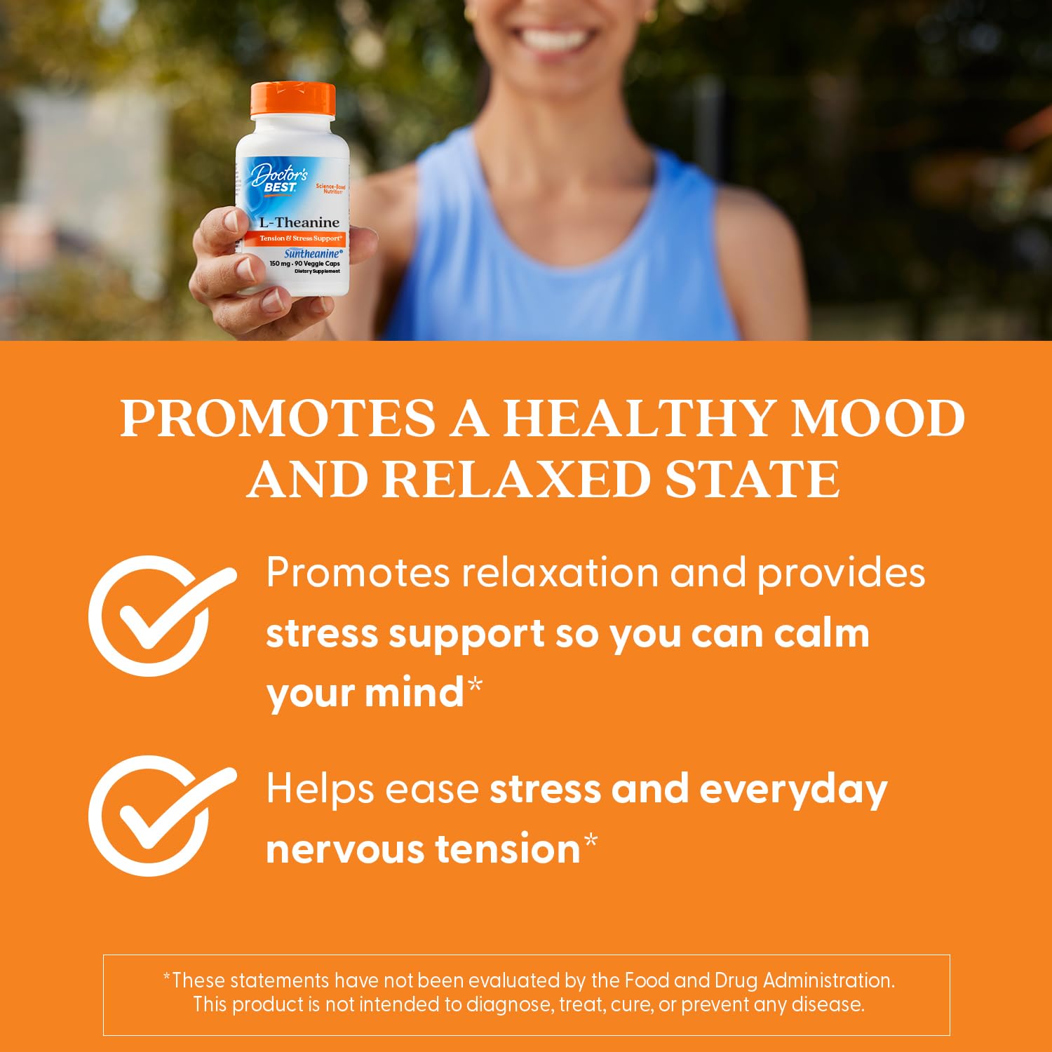 Doctor's Best L-Theanine Contains Suntheanine, Helps Reduce Stress & Sleep, Non-GMO, Gluten Free, Vegan, 150 mg (DRB-00197), 90 Count Doctor's BEST buy supplements canada
