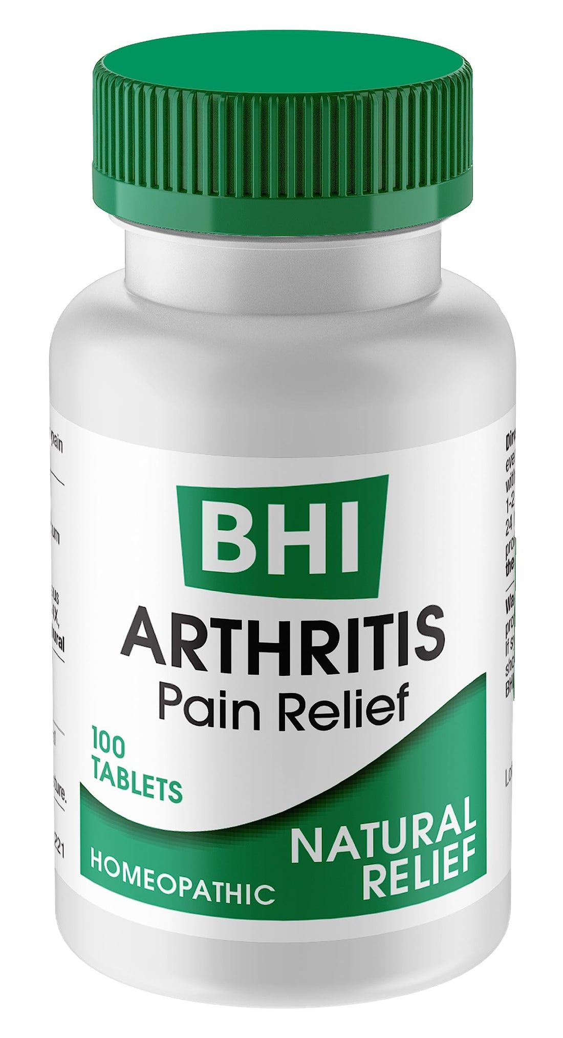 BHI Arthritis Pain Relief Daily Joint Health Support Arnica + 13 Natural Actives Homeopathic Plant & Mineral Blend Helps Relieve Minor Pain & Stiffness in Joints for Women & Men - 100 Tablets MediNatura buy supplements canada