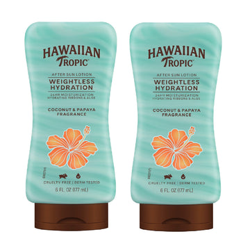 Hawaiian Tropic Weightless Hydration After Sun Lotion with Aloe, 6Fl Oz Twin Pack, Hawaiian Tropic Lotion, Moisturizing Lotion Hawaiian Tropic buy supplements canada