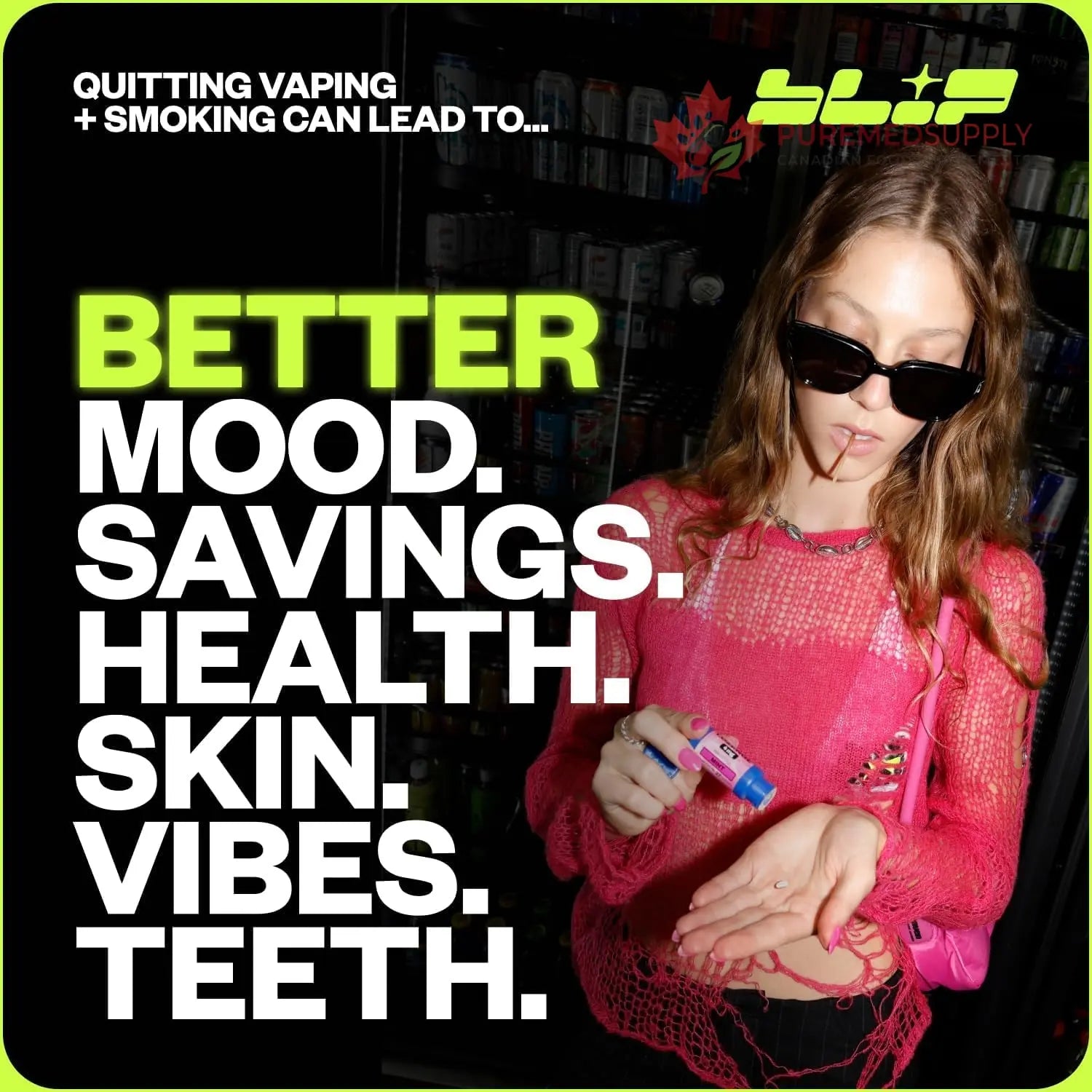 Blip NRT Nicotine Lozenge Mini's - 2mg Mint Flavor (27 Count) - Help Quit Smoking Aid, Reduce Cravings - Nicotine Replacement Blip buy supplements canada