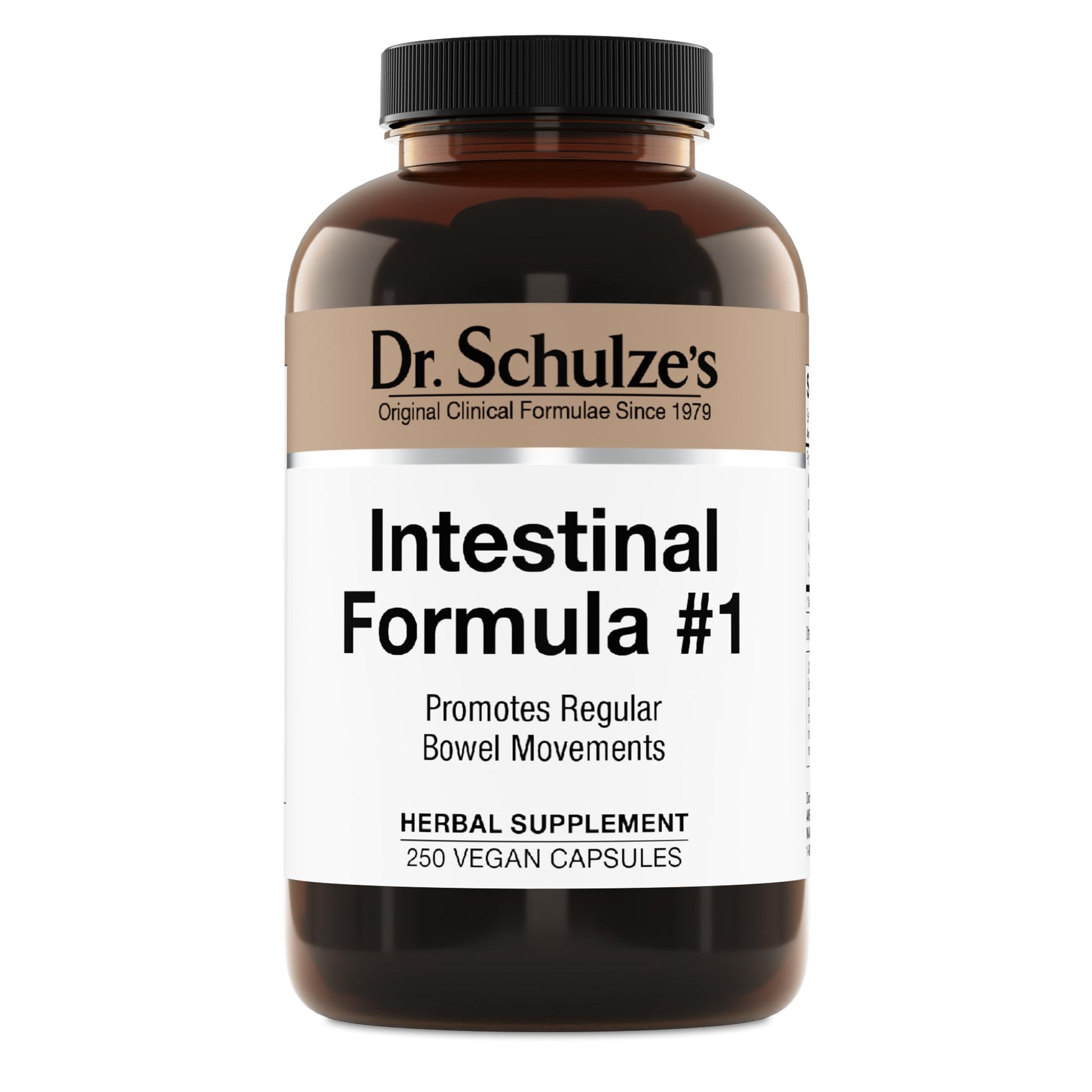 Dr. Schulze's Intestinal Formula #1 - Bowel Movement Supplement for Colon Health Support - Bloating & Constipation Aid - Intestinal Cleanse - All-Natural - Plant-Based - Vegan - 250 Count Dr. Schulze's buy supplements canada
