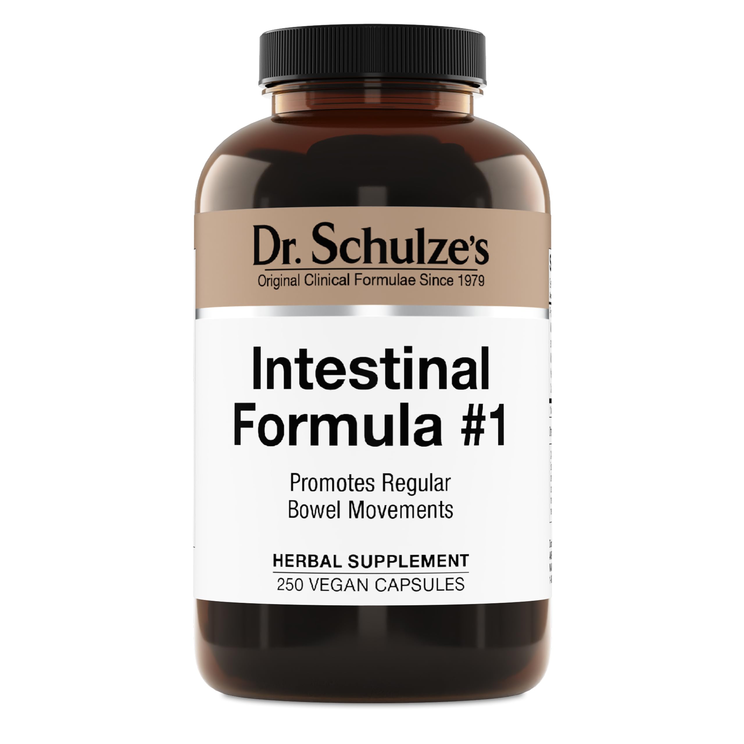 Dr. Schulze's Intestinal Formula #1 - Bowel Movement Supplement for Colon Health Support - Bloating & Constipation Aid - Intestinal Cleanse - All-Natural - Plant-Based - Vegan - 250 Count Dr. Schulze's buy supplements canada