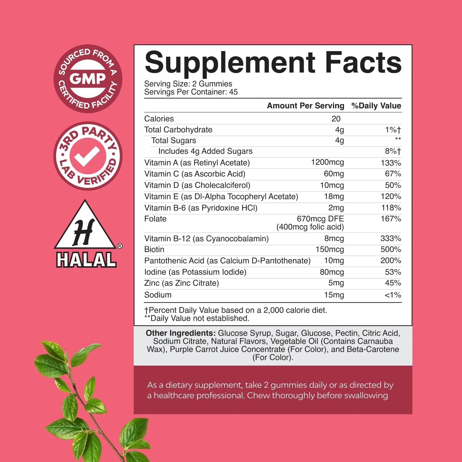 Delicious Daily Multivitamin for Women Gummies - Women's Multivitamin Gummies for Adults Energy and Immunity Natures Craft buy supplements canada
