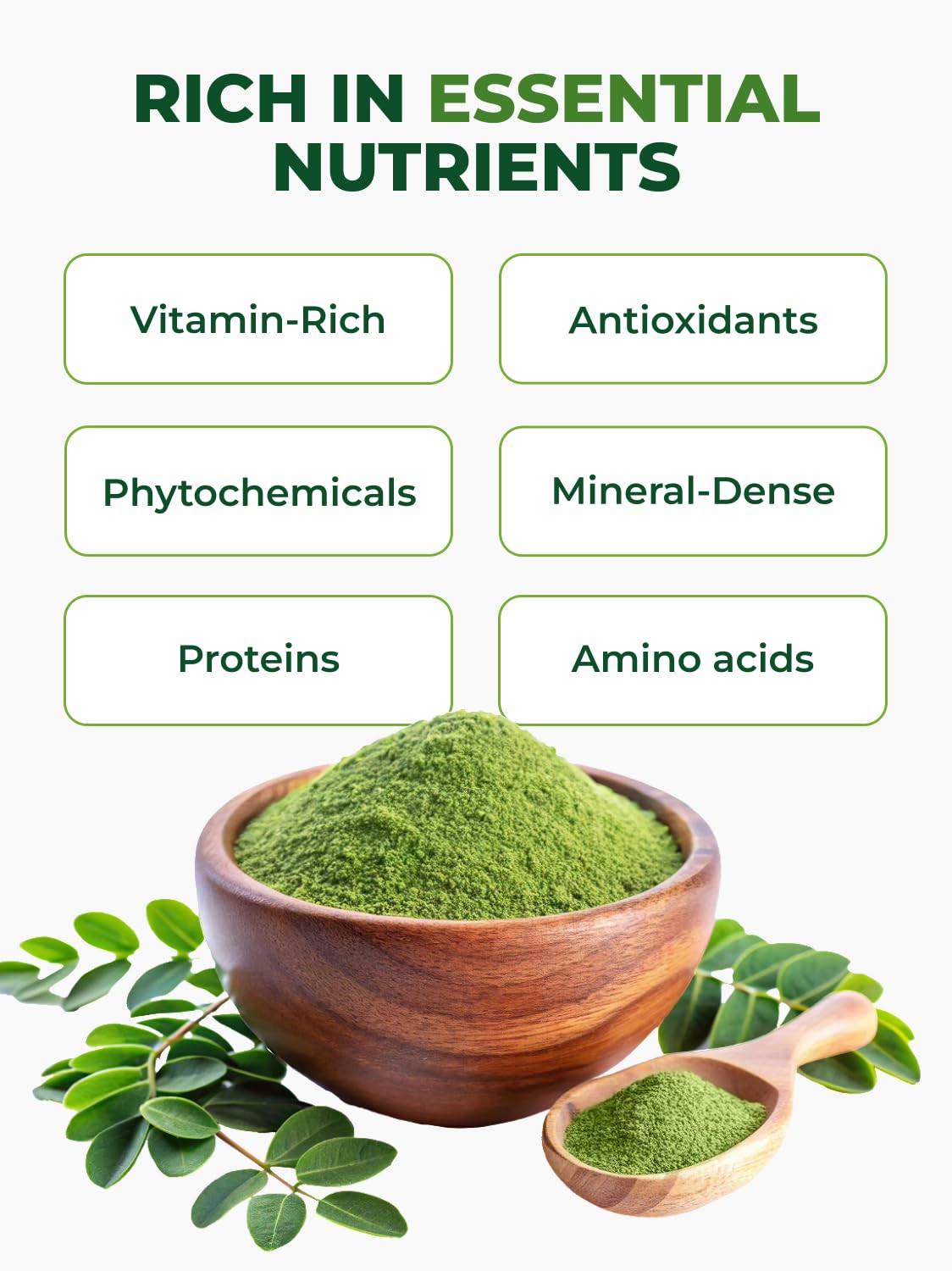 PURA VIDA MORINGA Organic Moringa Powder, Premium 100% Leaf Powder Single Origin - USDA Organic Moringa Oleifera Leaf PURA VIDA MORINGA buy supplements canada
