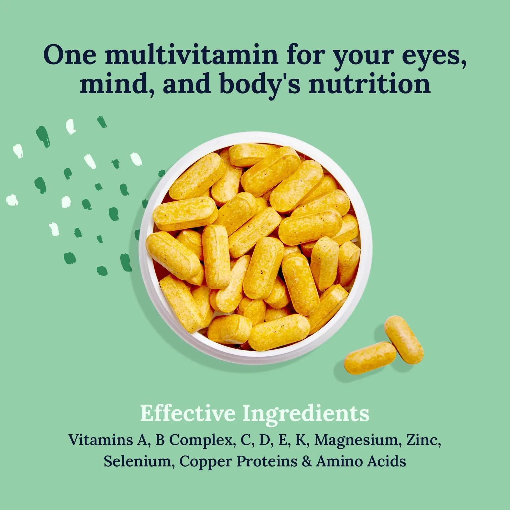 CorneaCare Vitamins and Minerals | Multivitamin for Vision & Health | Dry Eye Supplements | 60 Tablets CorneaCare buy supplements canada