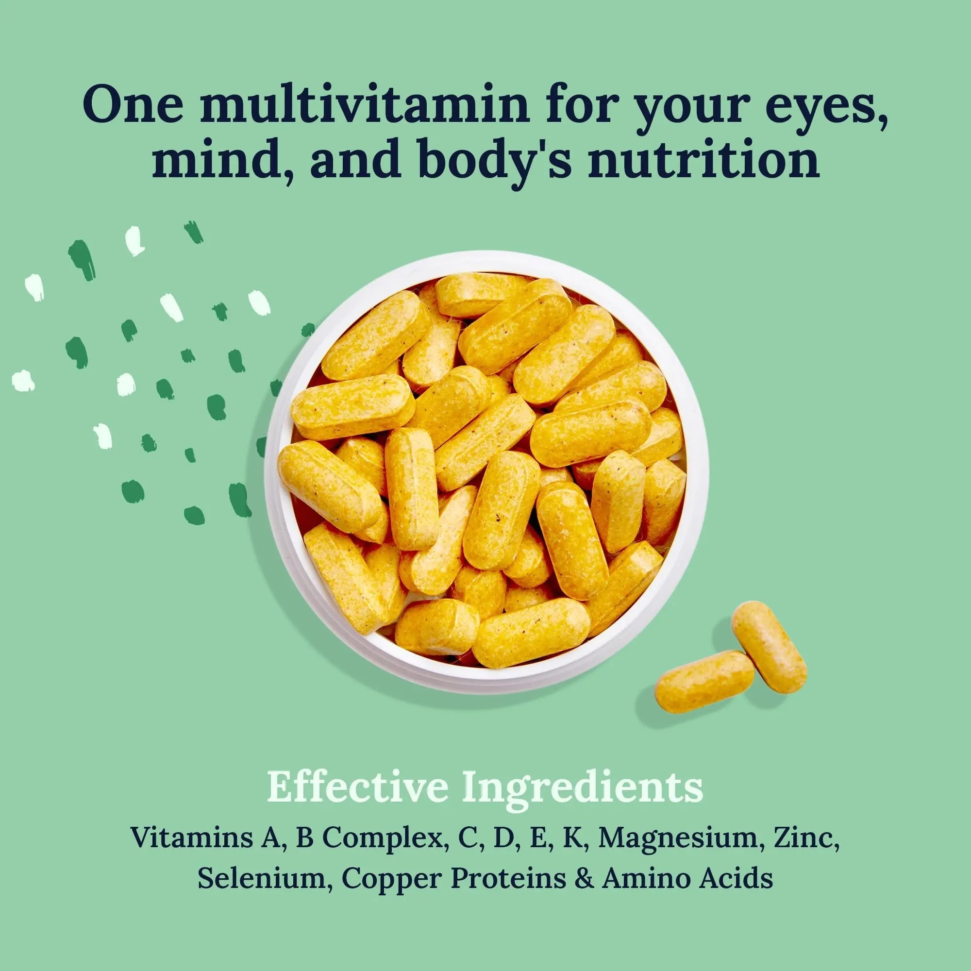 CorneaCare Vitamins and Minerals | Multivitamin for Vision & Health | Dry Eye Supplements | 60 Tablets CorneaCare buy supplements canada