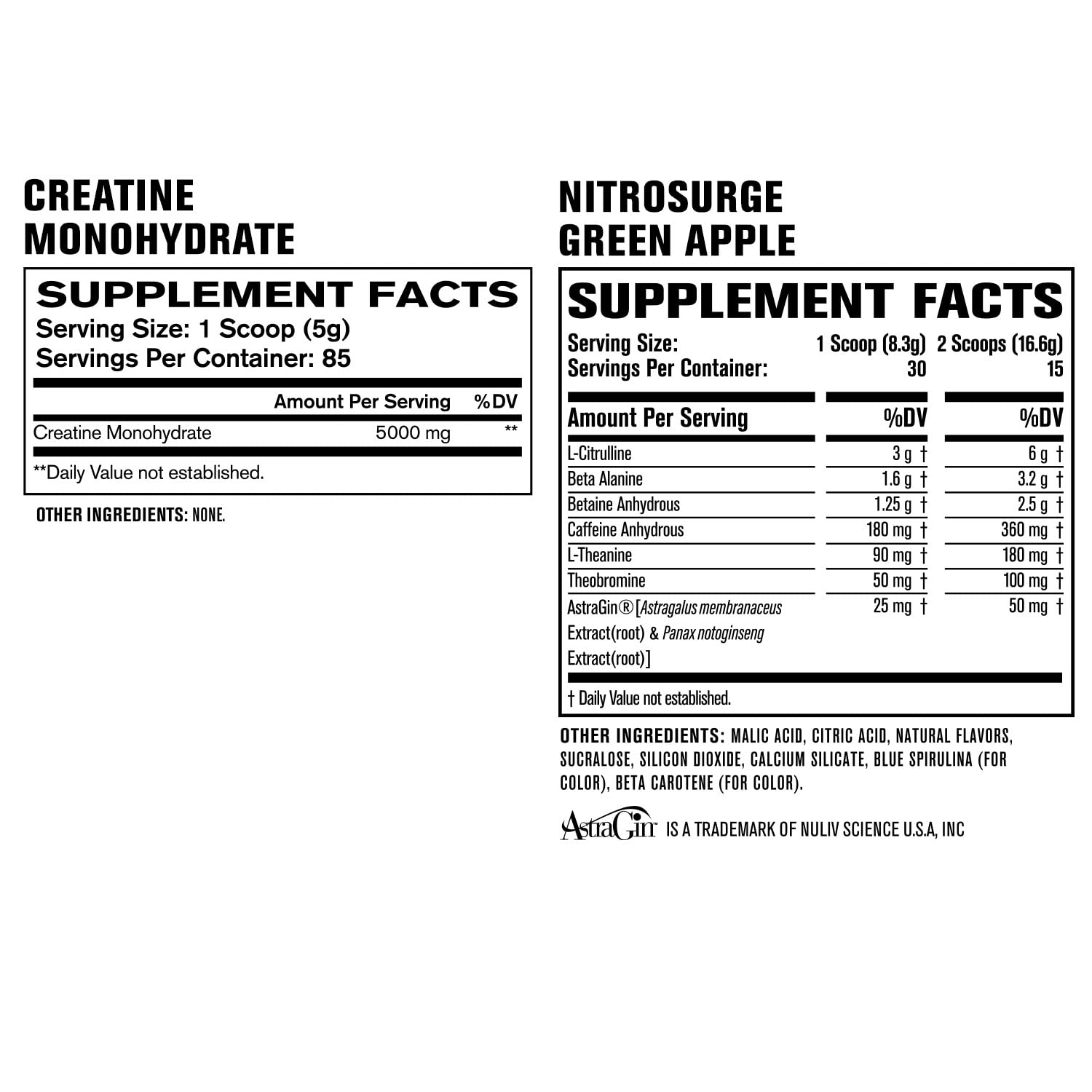 Nitrosurge Pre-Workout in Green Apple & Creatine Monohydrate for Men & Women Jacked Factory buy supplements canada